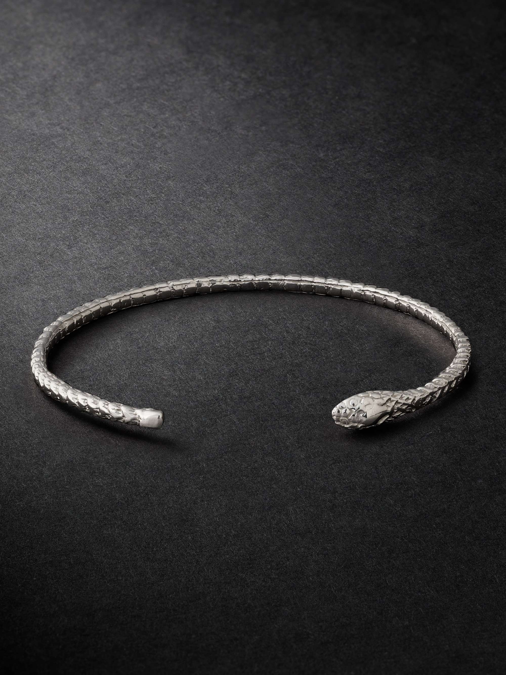 JACQUIE AICHE Snake Silver Cuff