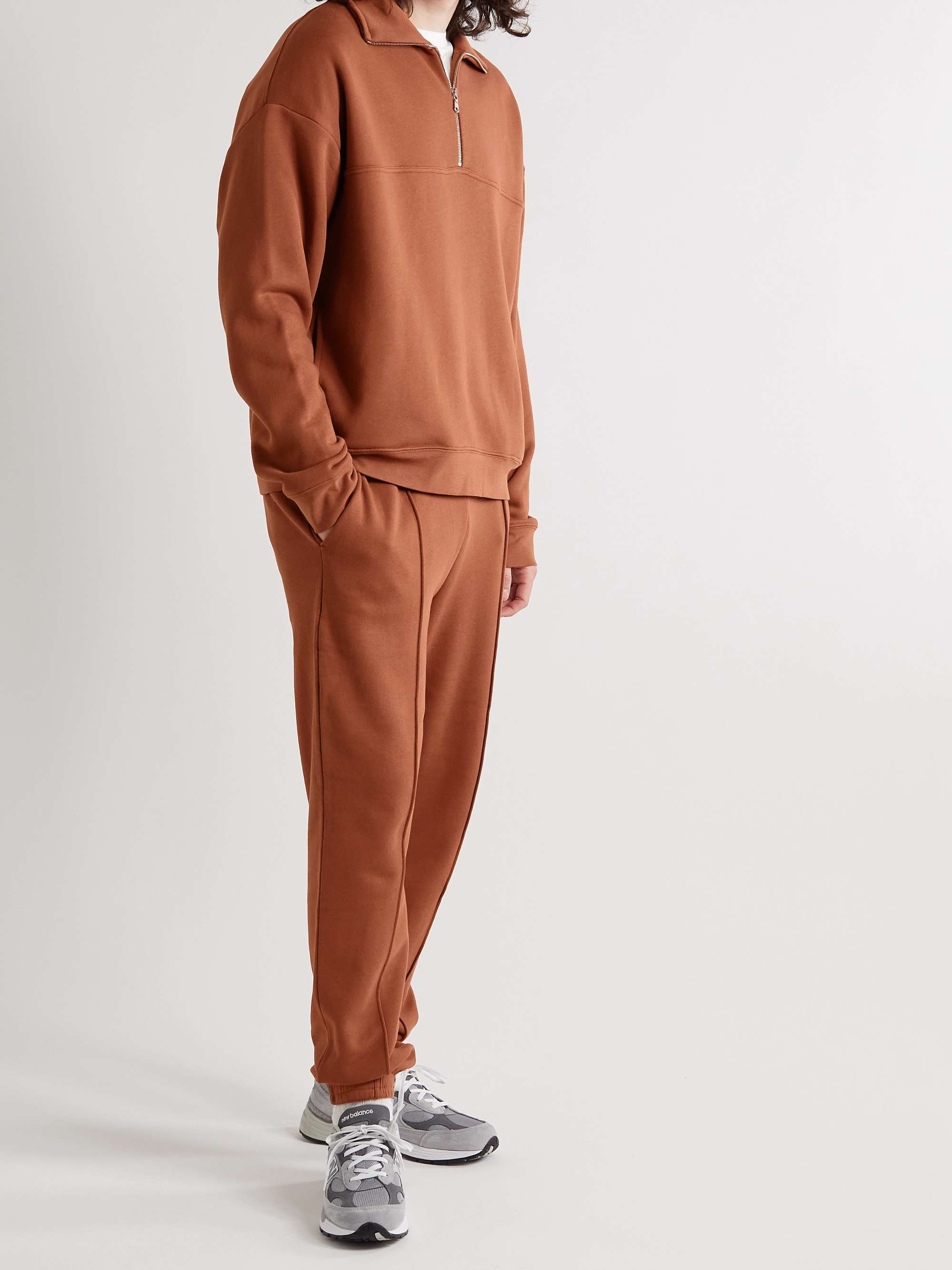 NINETY PERCENT Tapered Organic Cotton-Jersey Sweatpants