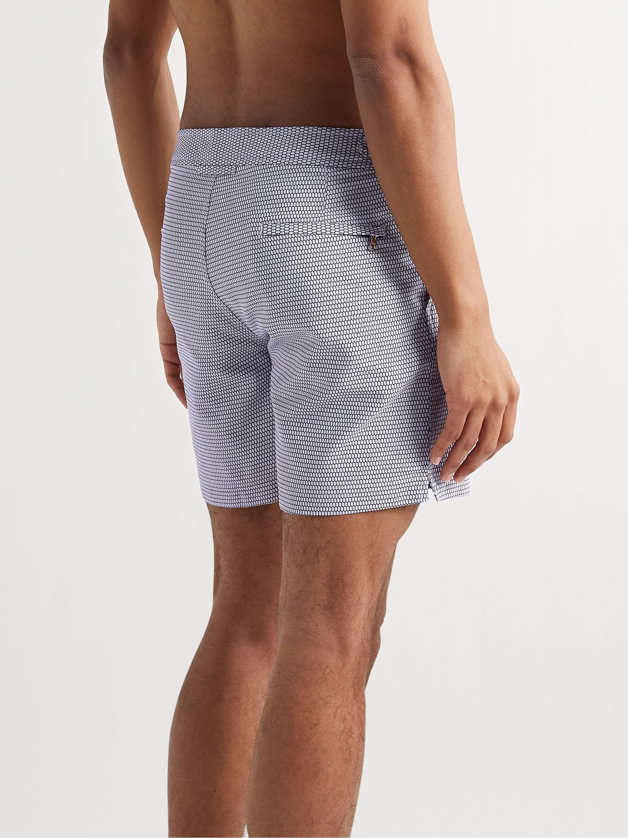ORLEBAR BROWN Bulldog X Fenella Slim-Fit Mid-Length Jacquard Swim Shorts