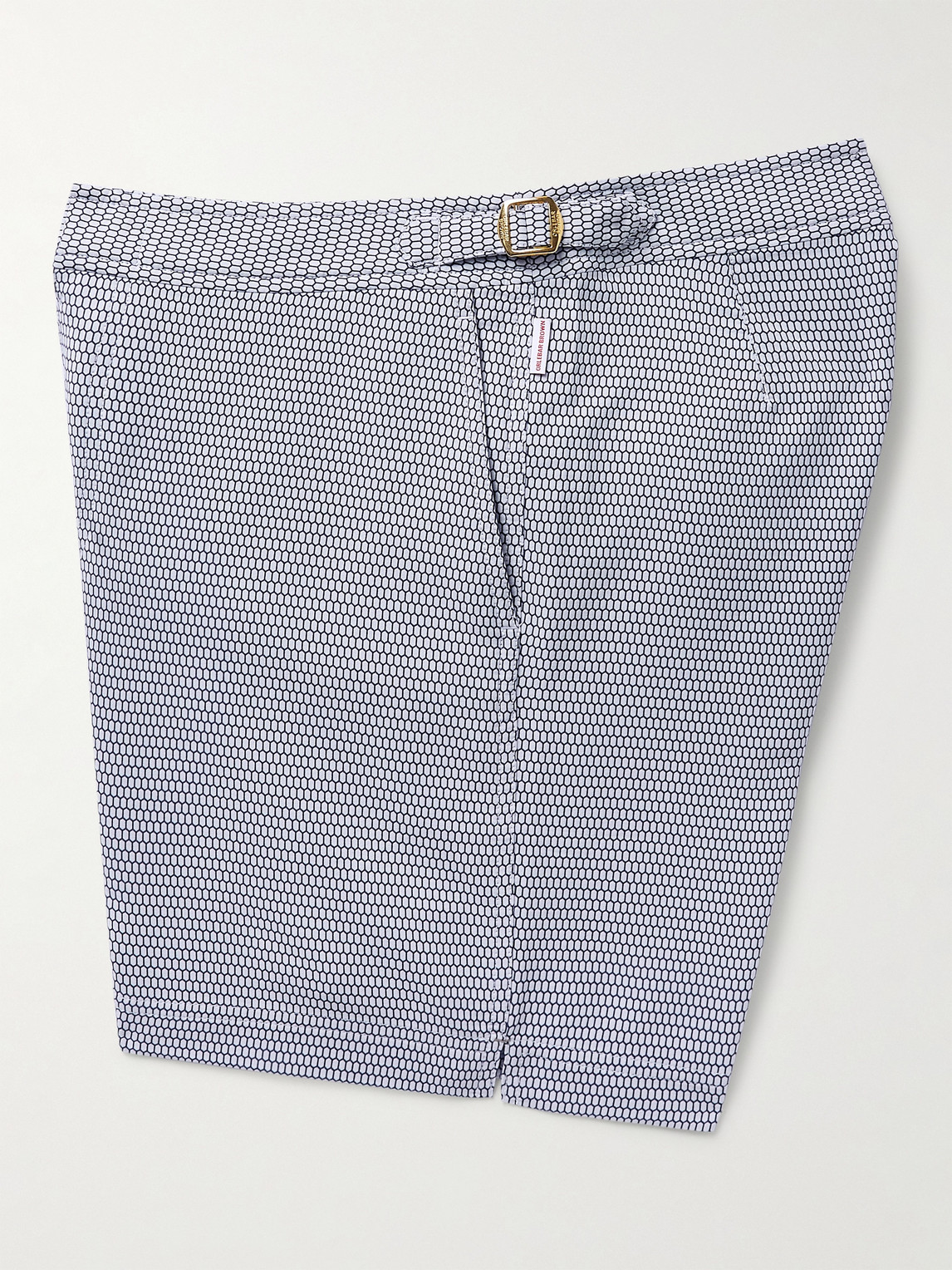 ORLEBAR BROWN BULLDOG X FENELLA SLIM-FIT MID-LENGTH JACQUARD SWIM SHORTS