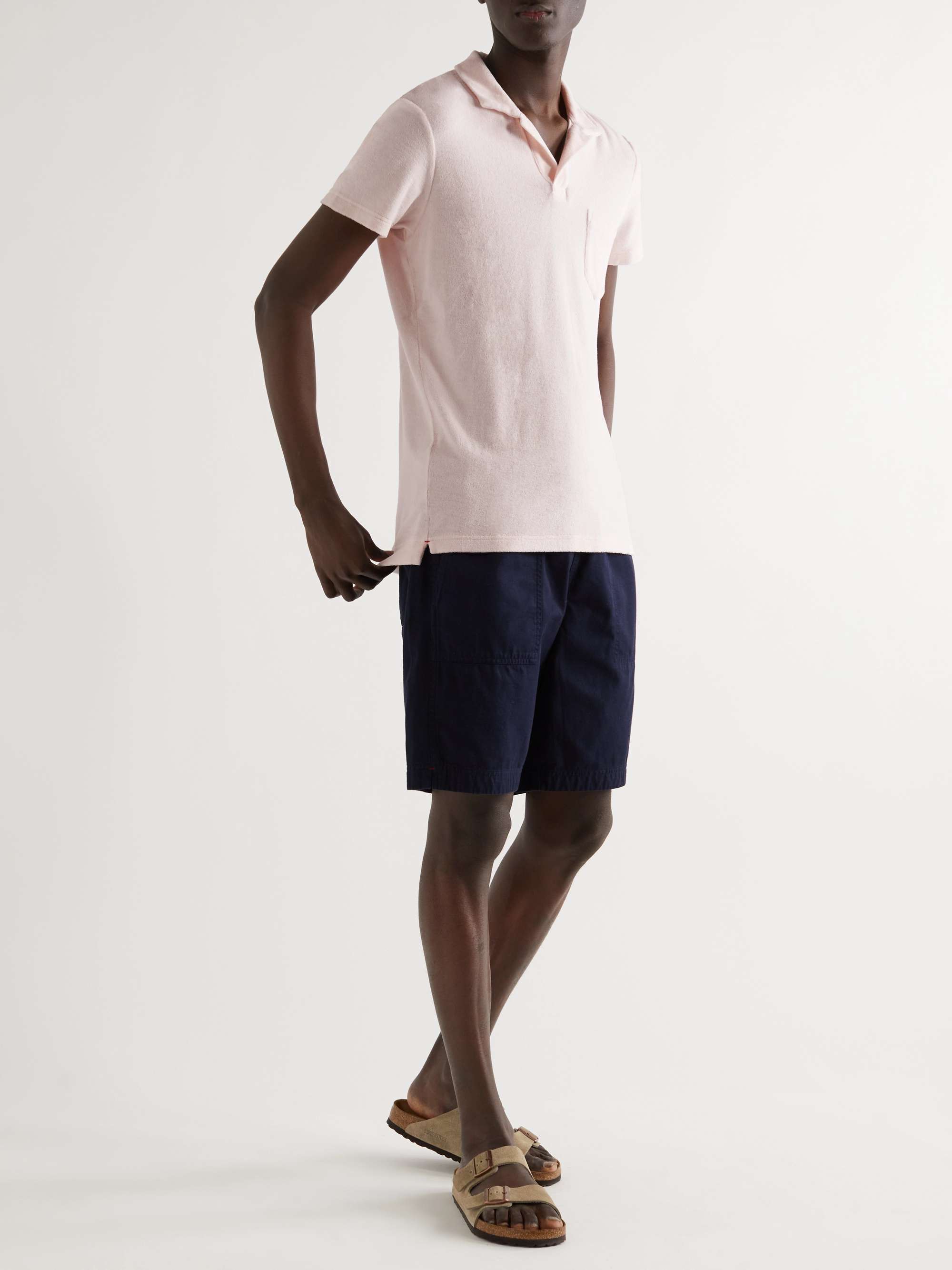 ORLEBAR BROWN Terry Cotton-Terry Polo Shirt