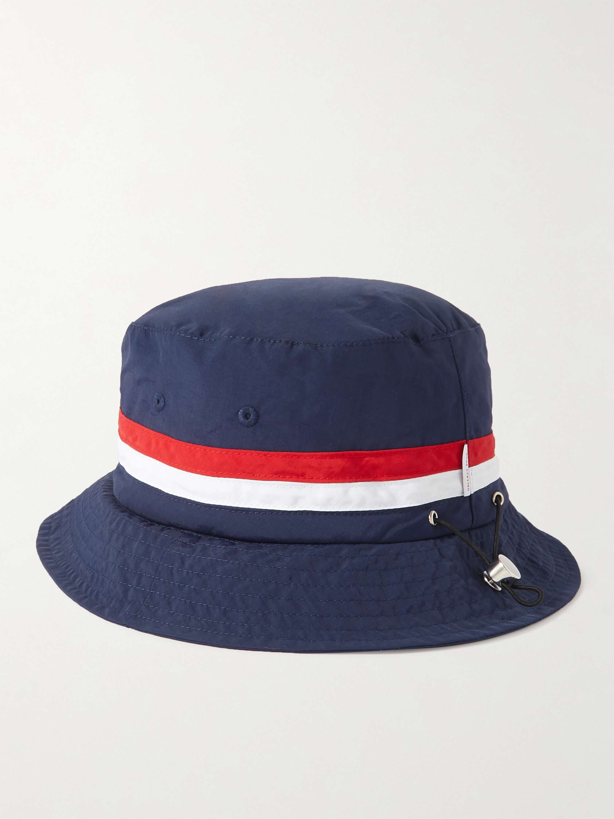 ORLEBAR BROWN Blantyre Striped Shell Bucket Hat