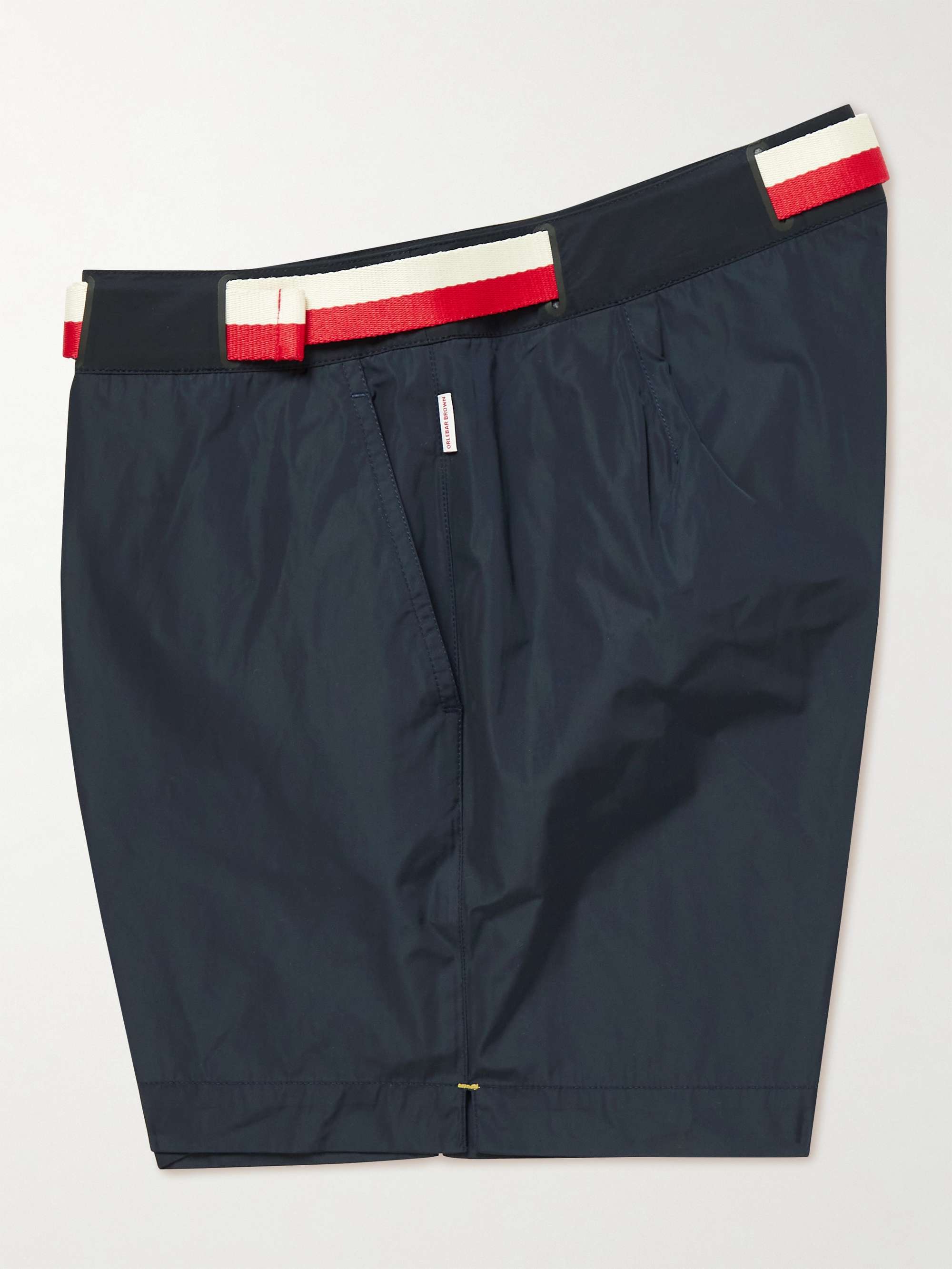 ORLEBAR BROWN Bulldog Mid-Length Belted Swim Shorts