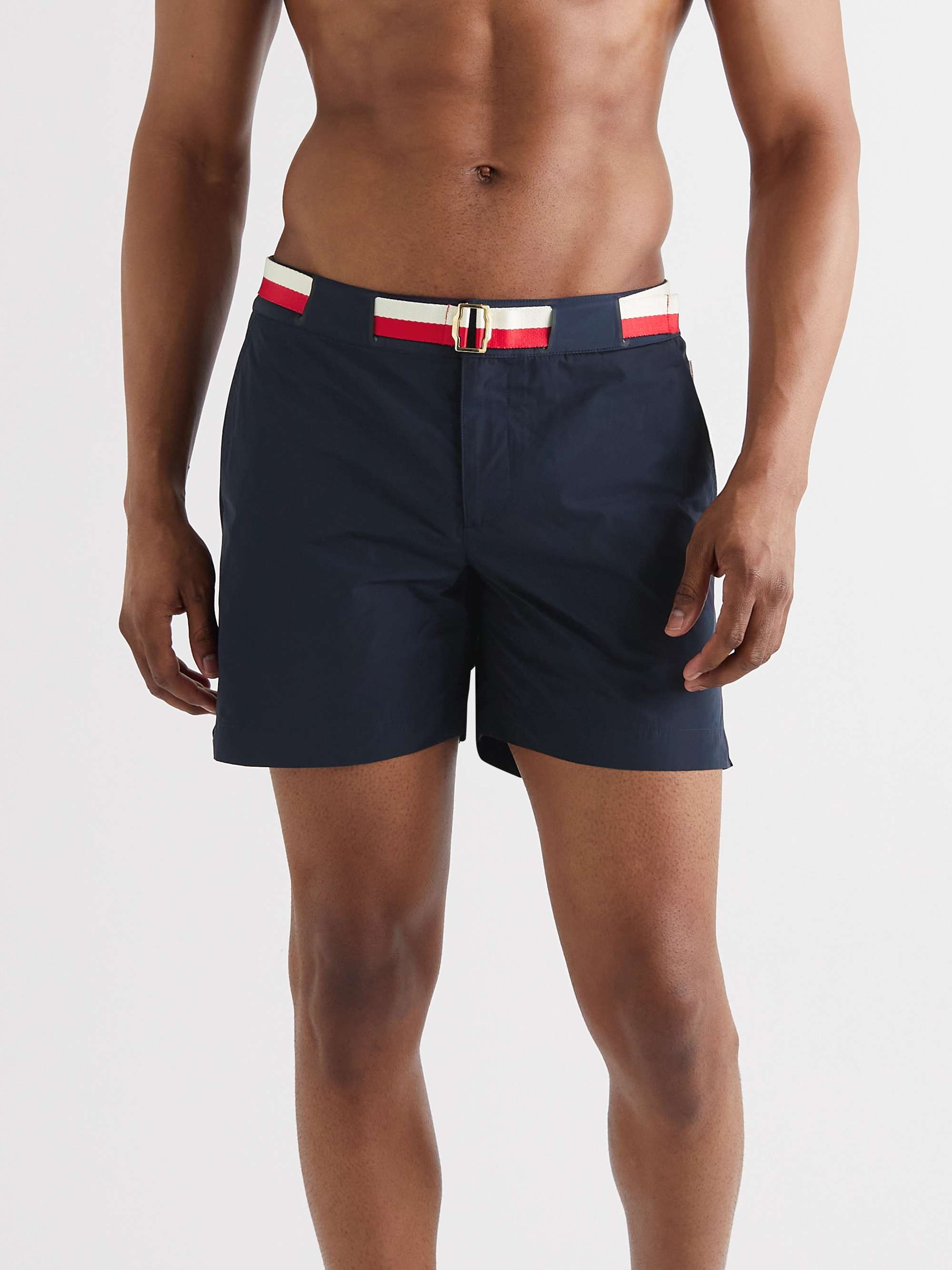 ORLEBAR BROWN Bulldog Mid-Length Belted Swim Shorts