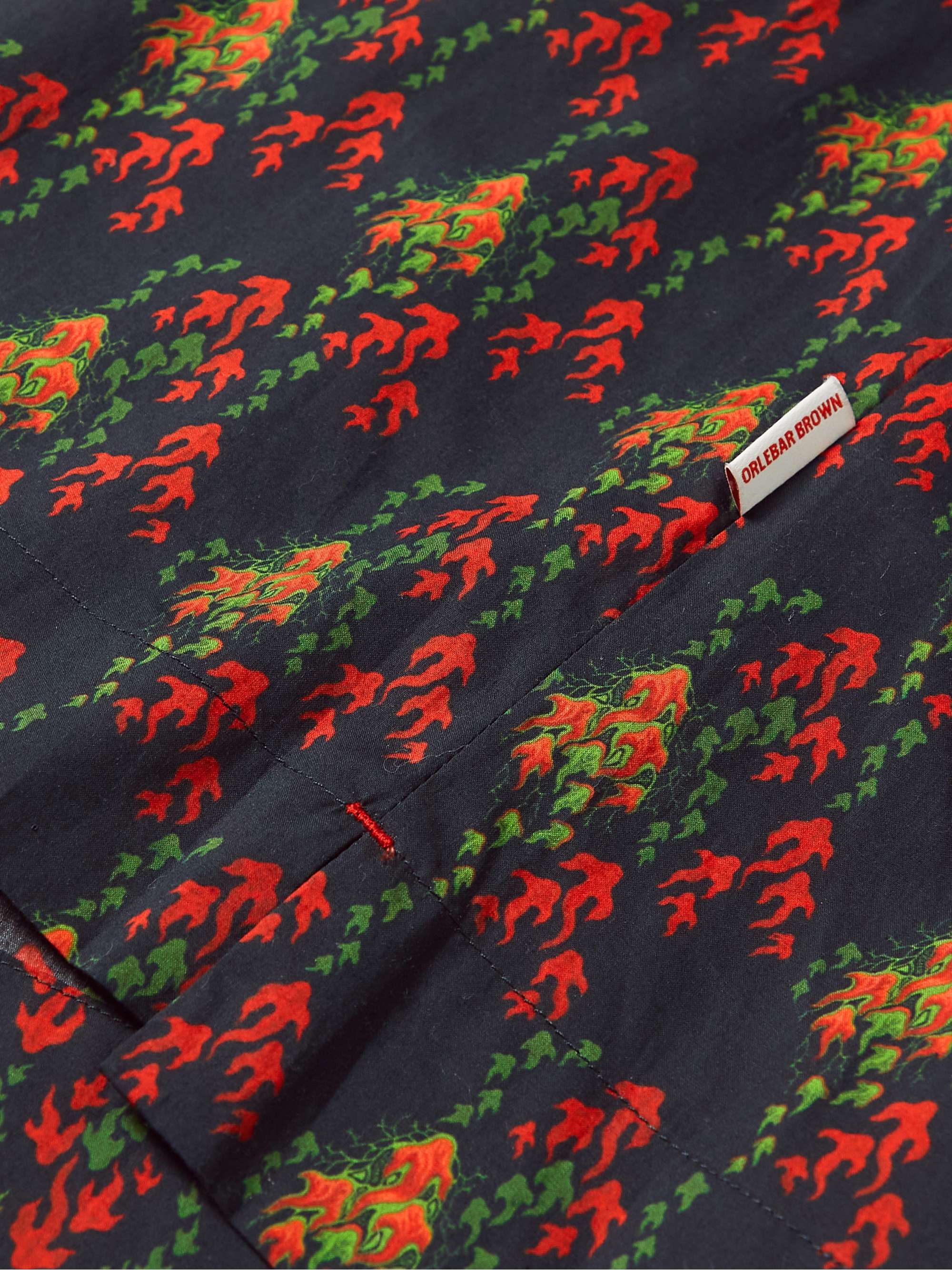 ORLEBAR BROWN Camp-Collar Printed Cotton Shirt