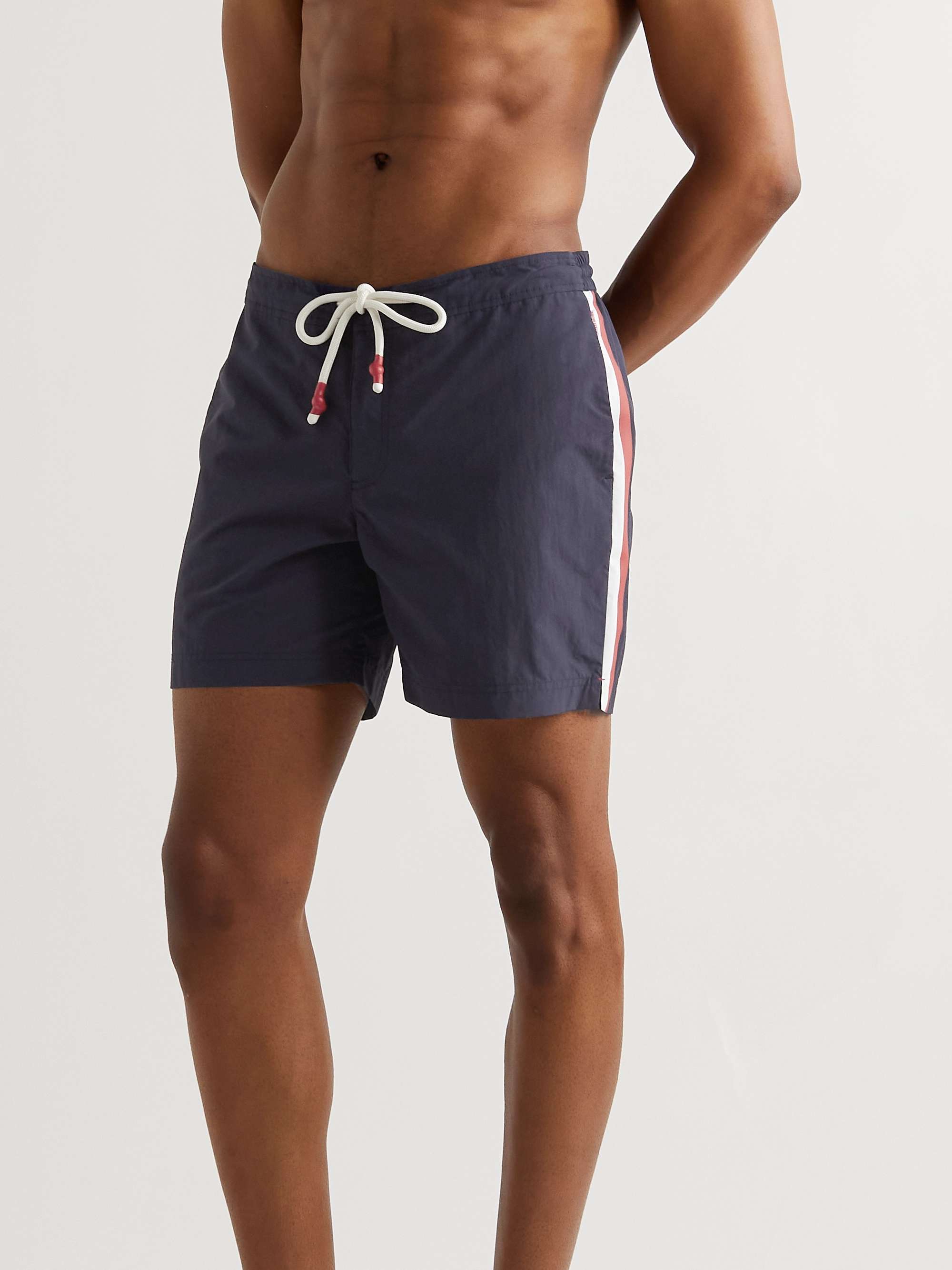 ORLEBAR BROWN Standard Striped Mid-Length Swim Shorts