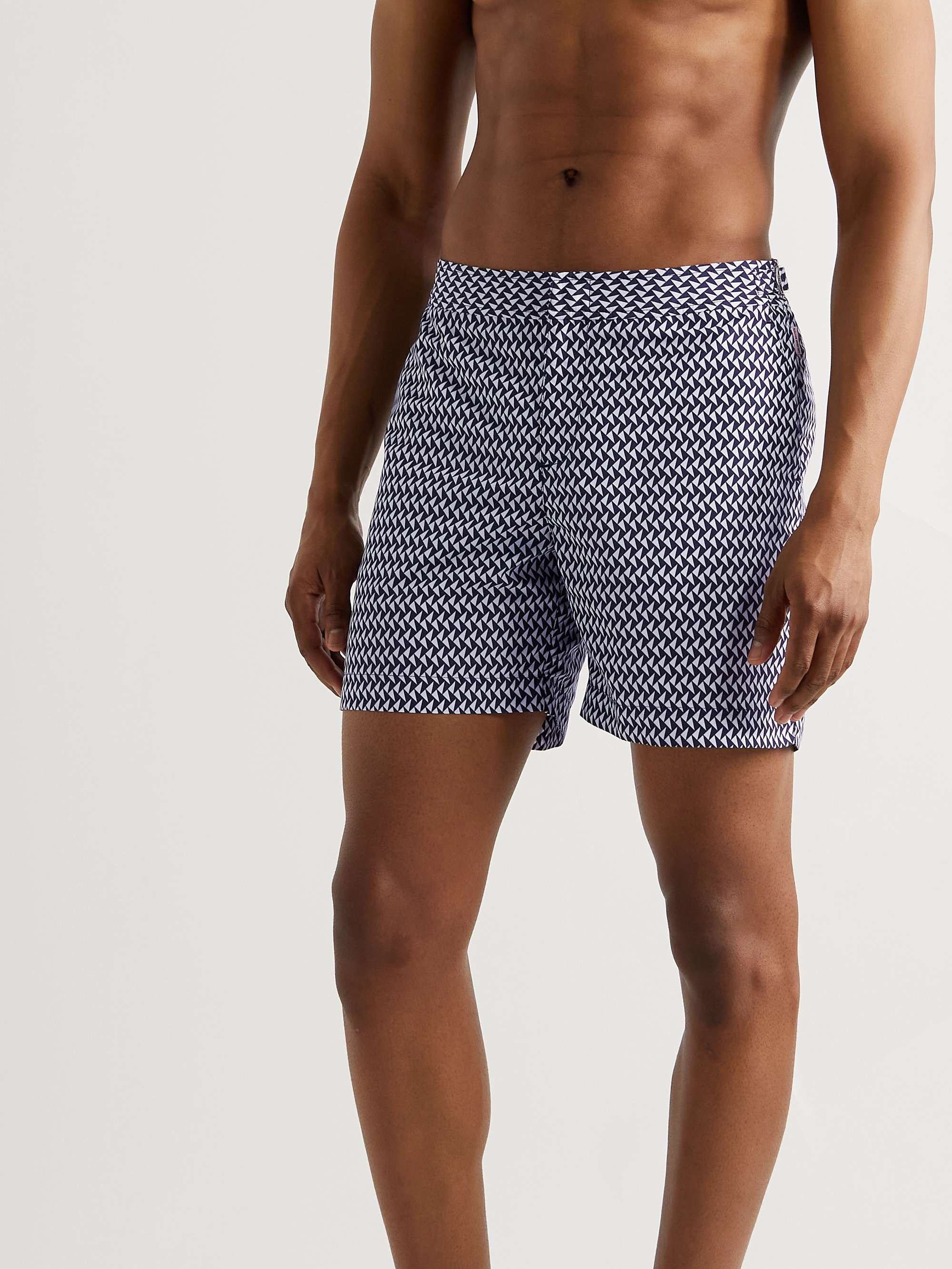 ORLEBAR BROWN Bulldog Maro Mid-Length Printed Swim Shorts