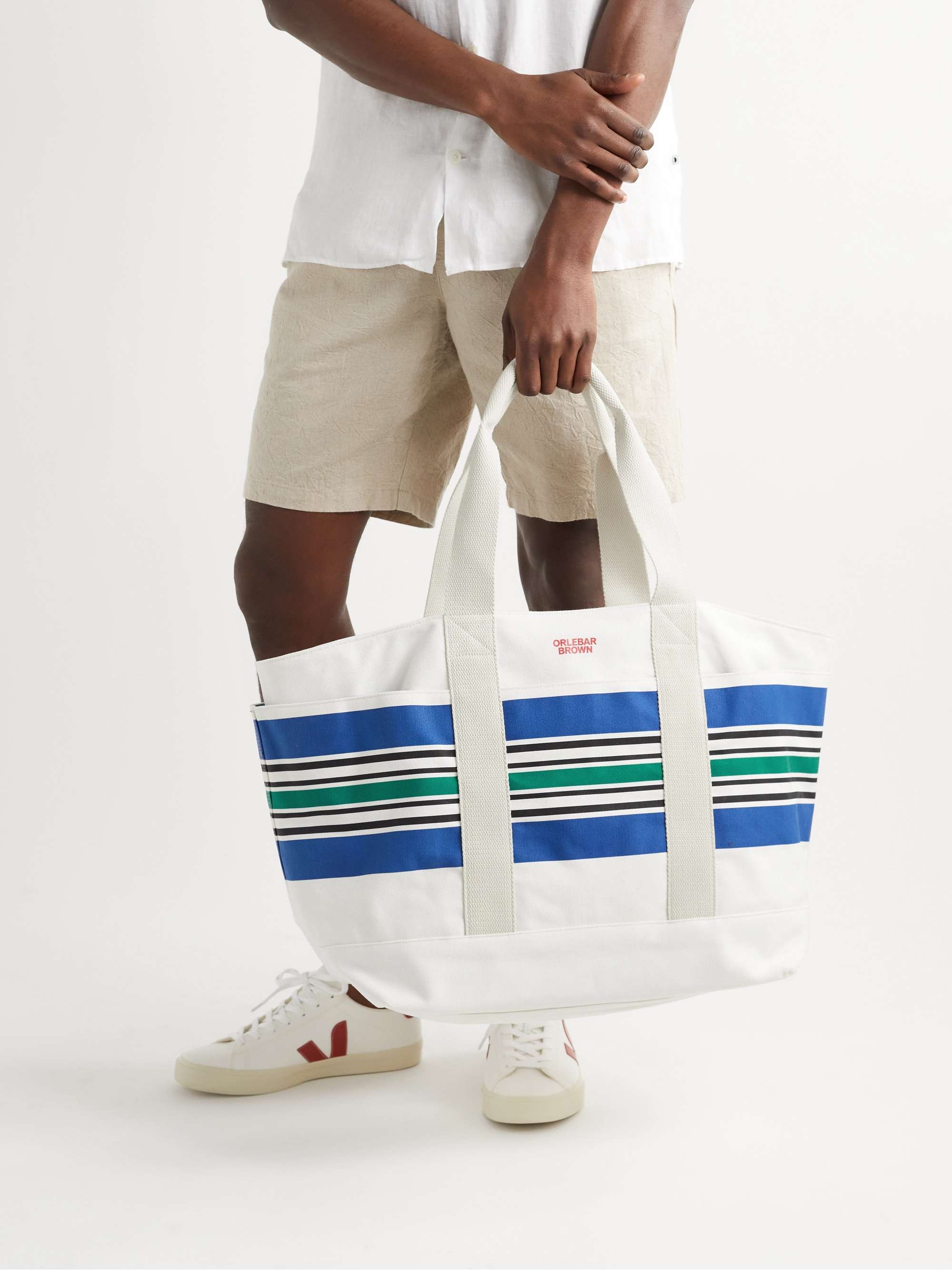 ORLEBAR BROWN Mason Logo-Appliquéd Cotton-Terry Tote Bag