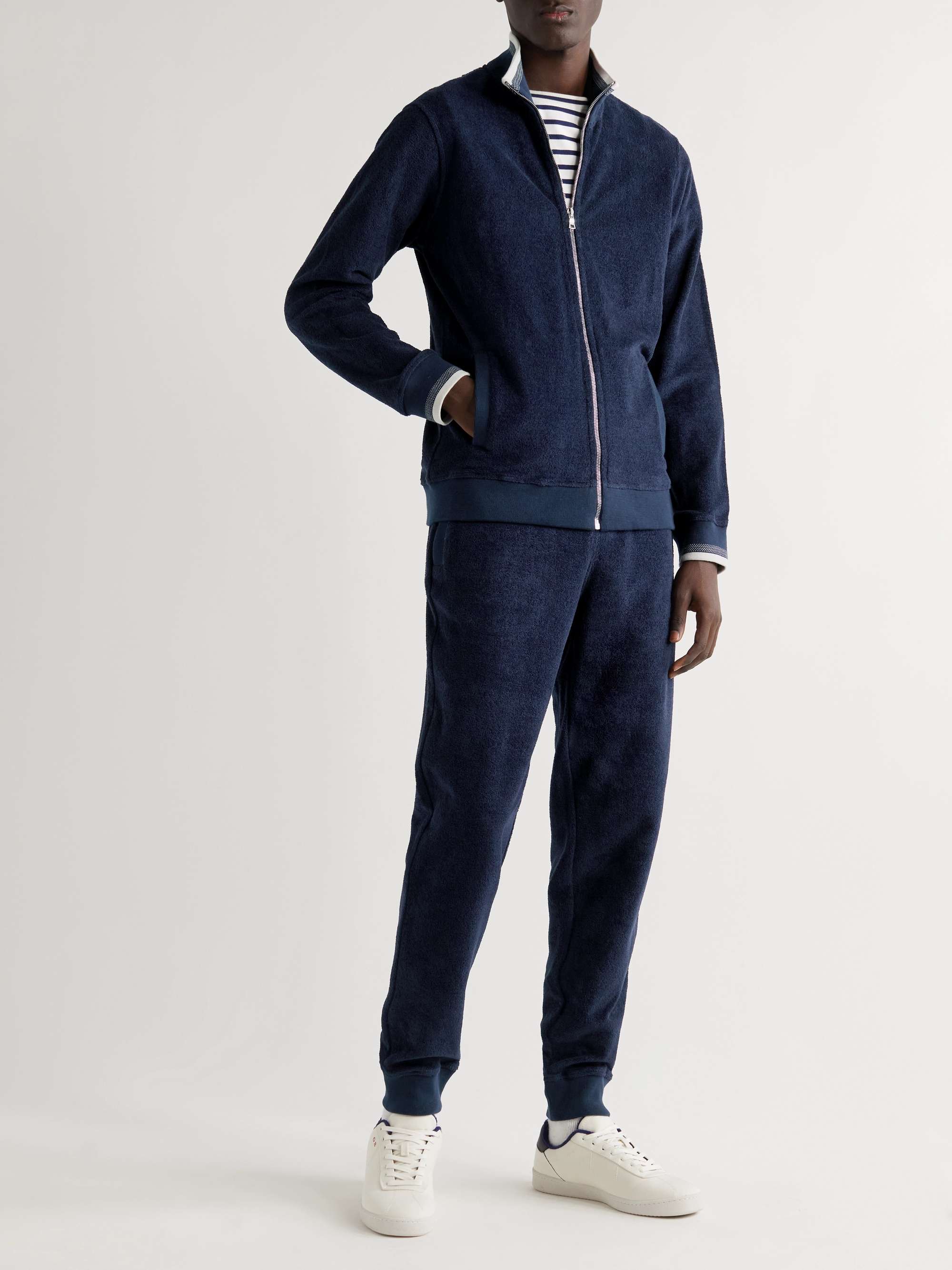 ORLEBAR BROWN Beagi Slim-Fit Tapered Cotton-Terry Sweatpants