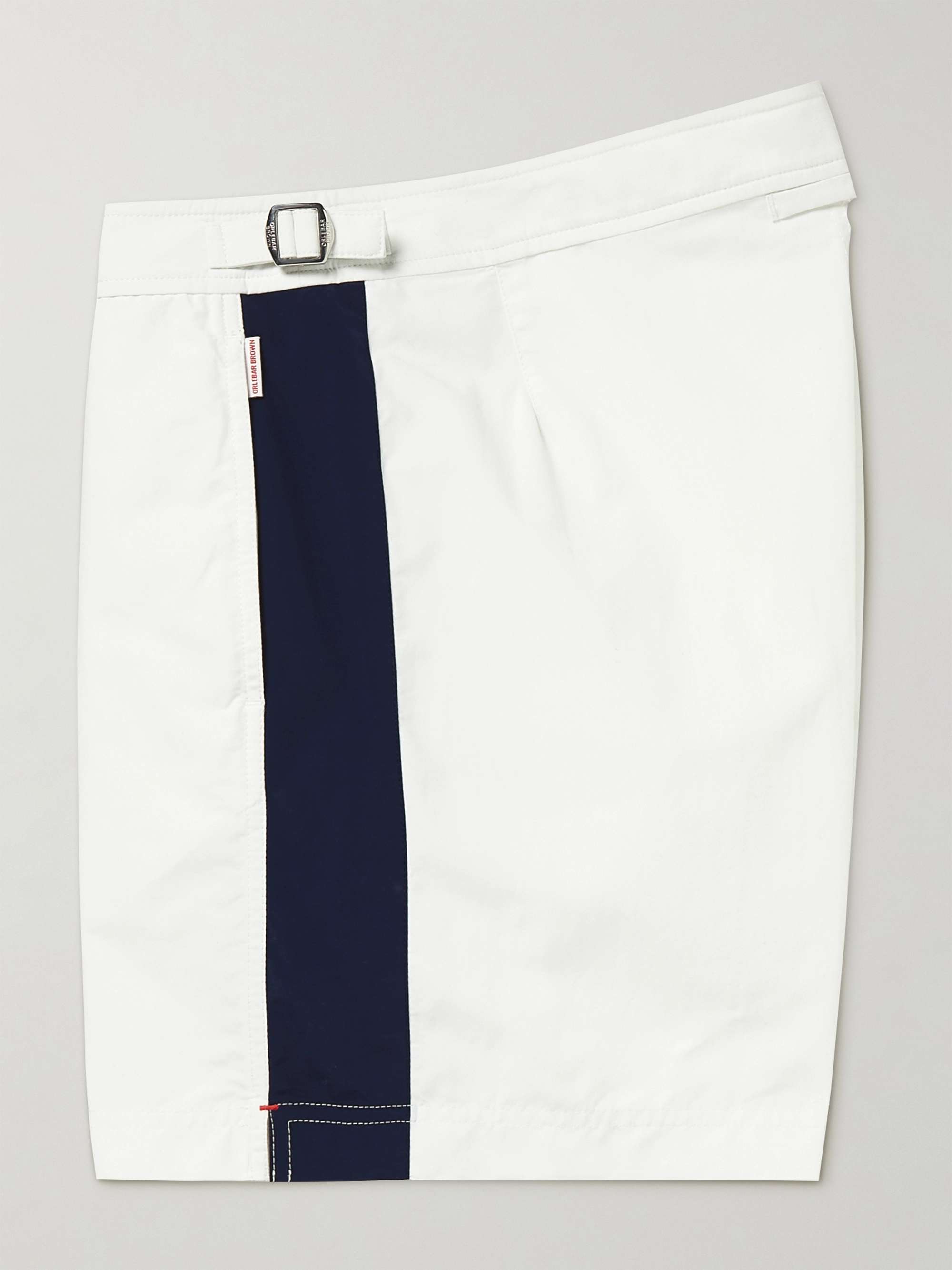 ORLEBAR BROWN Bulldog Mid-Length Striped Swim Shorts