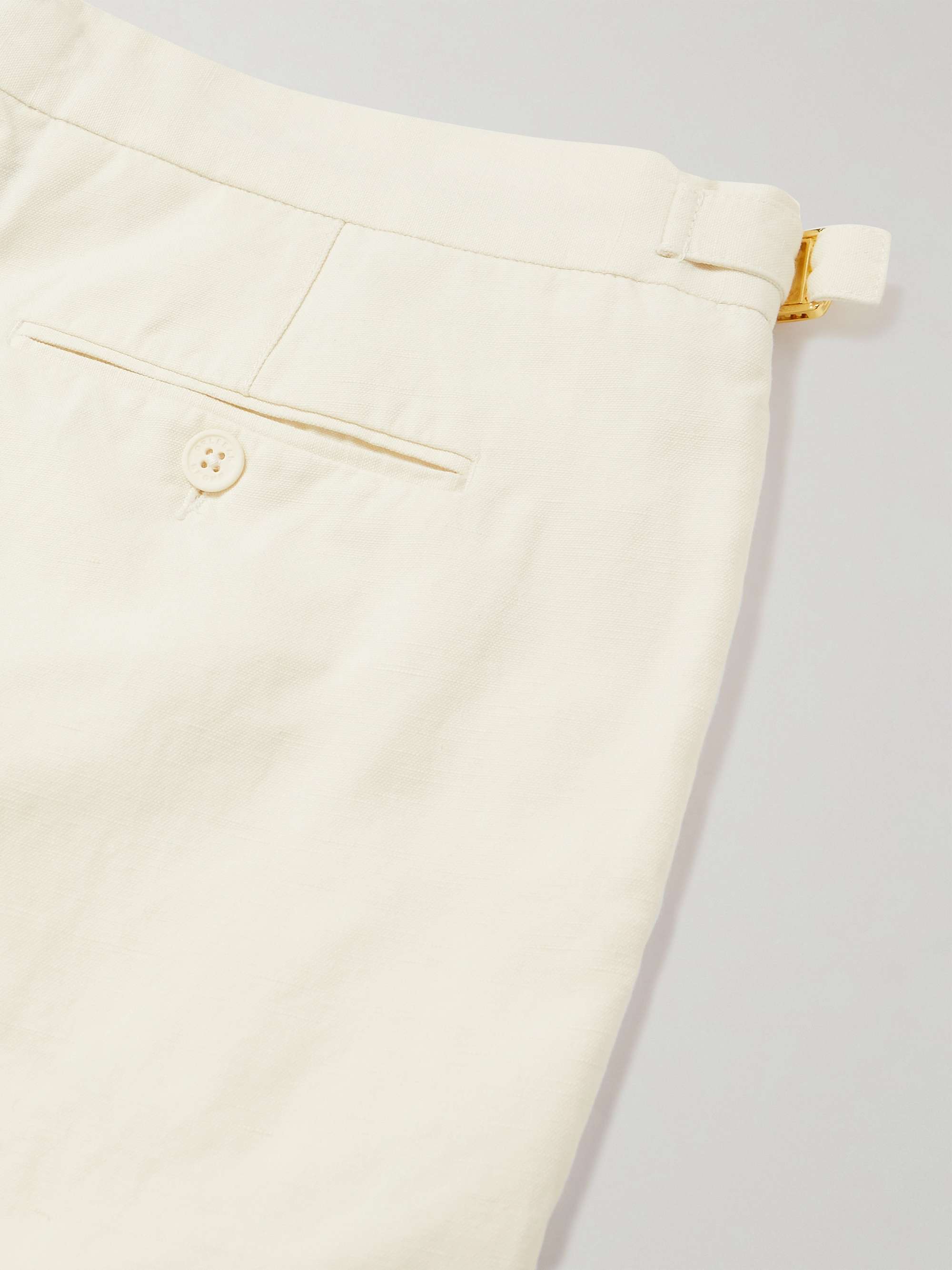 ORLEBAR BROWN Griffon Straight-Leg Cotton and Linen-Blend Trousers