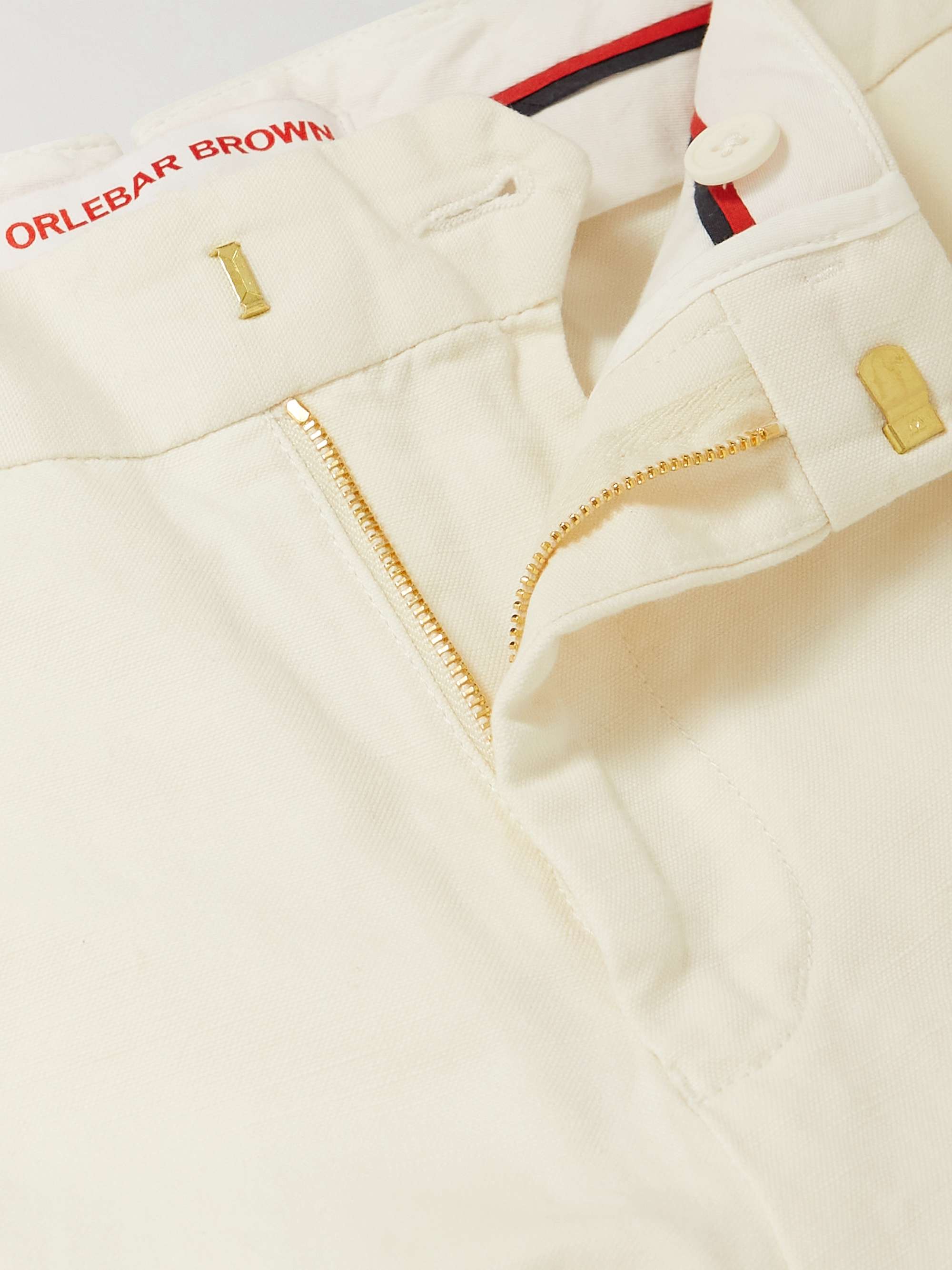 ORLEBAR BROWN Griffon Straight-Leg Cotton and Linen-Blend Trousers
