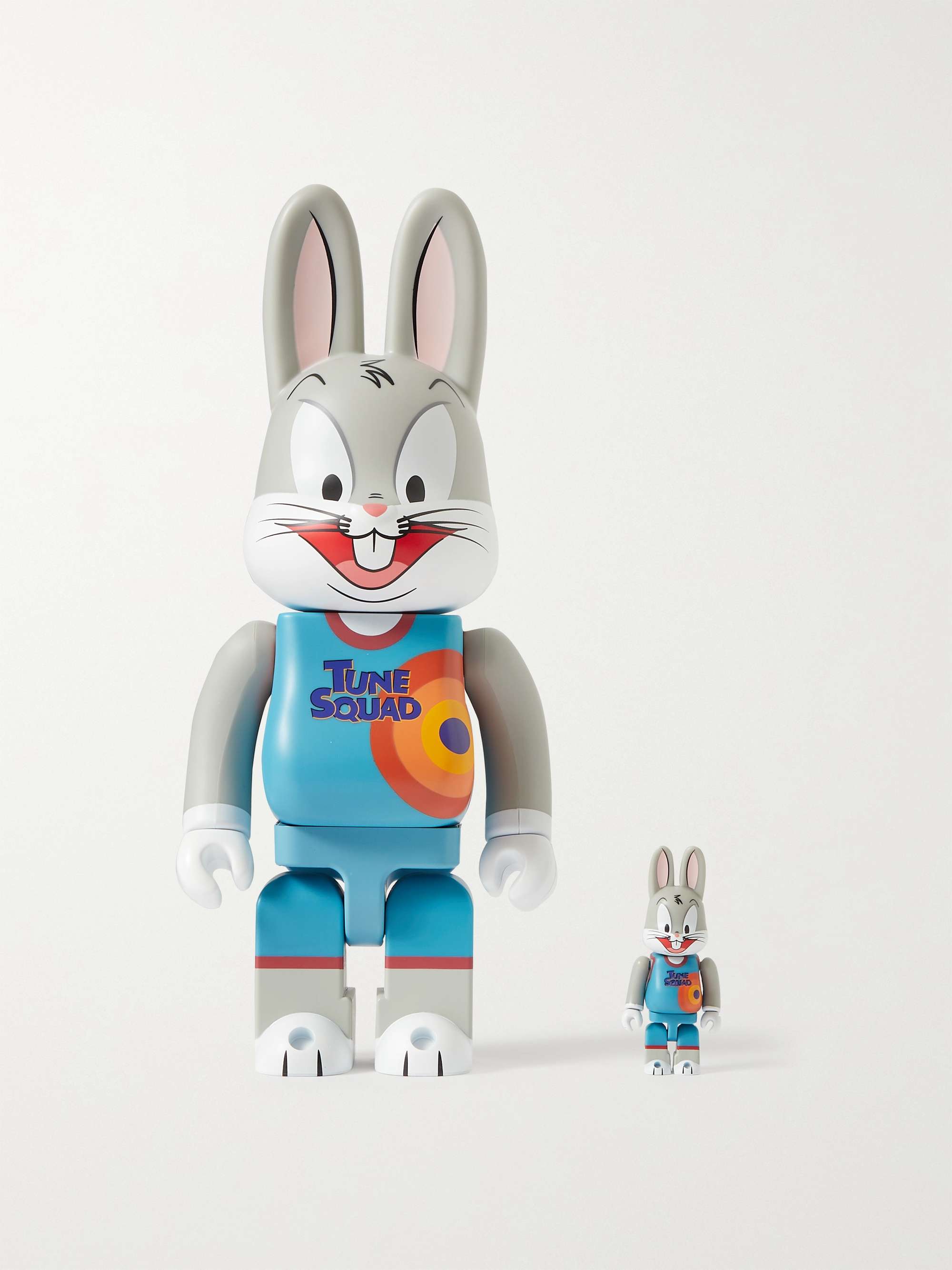 BE@RBRICK + Bugs Bunny 100% + 400% Printed PVC Figurine Set