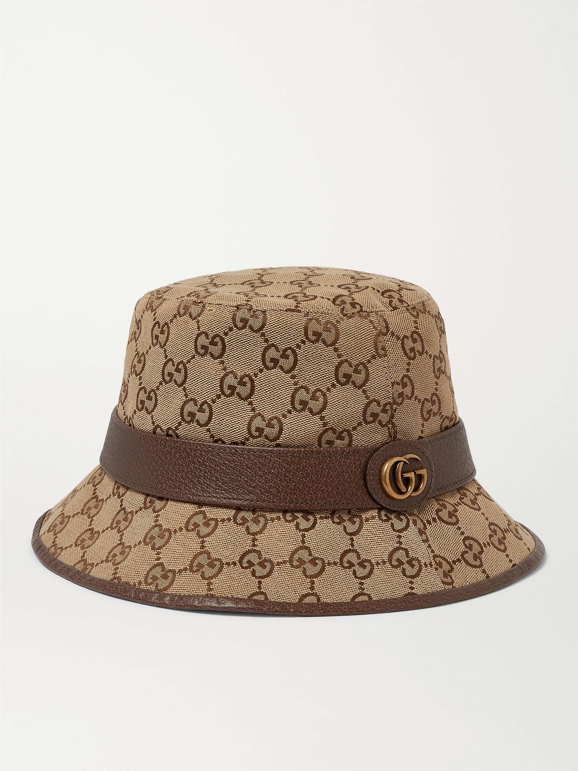 Gucci, Accessories, Nwt Rare Authentic Gucci Denim Bucket Hat W Leather  Trim