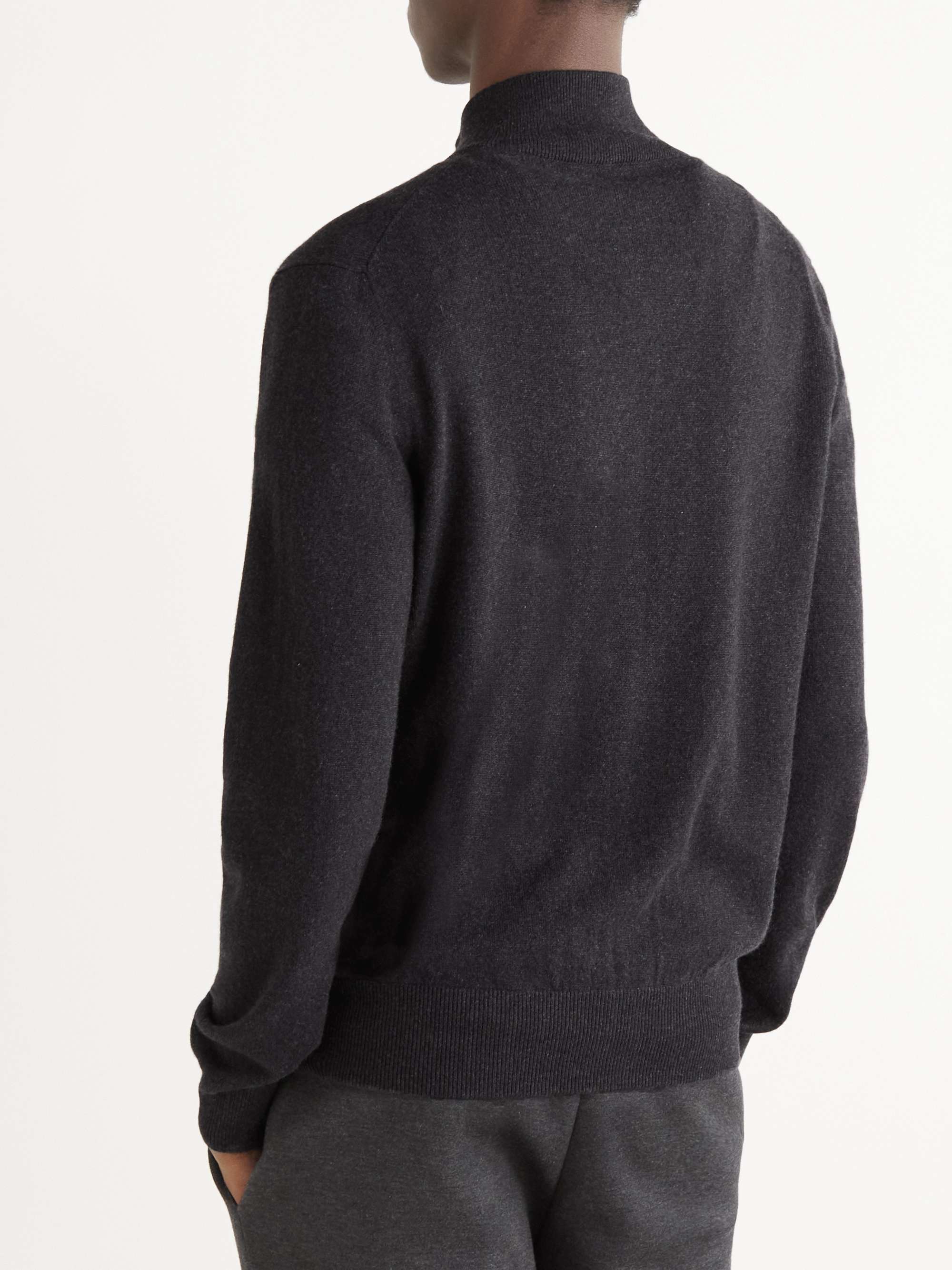 LORO PIANA Slim-Fit Baby Cashmere Zip-Up Cardigan