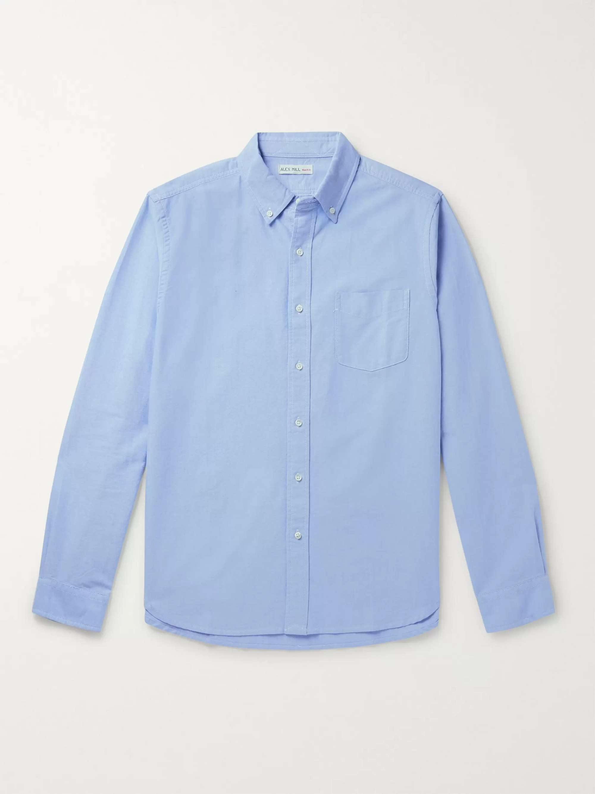 ALEX MILL Button-Down Collar Cotton Oxford Shirt