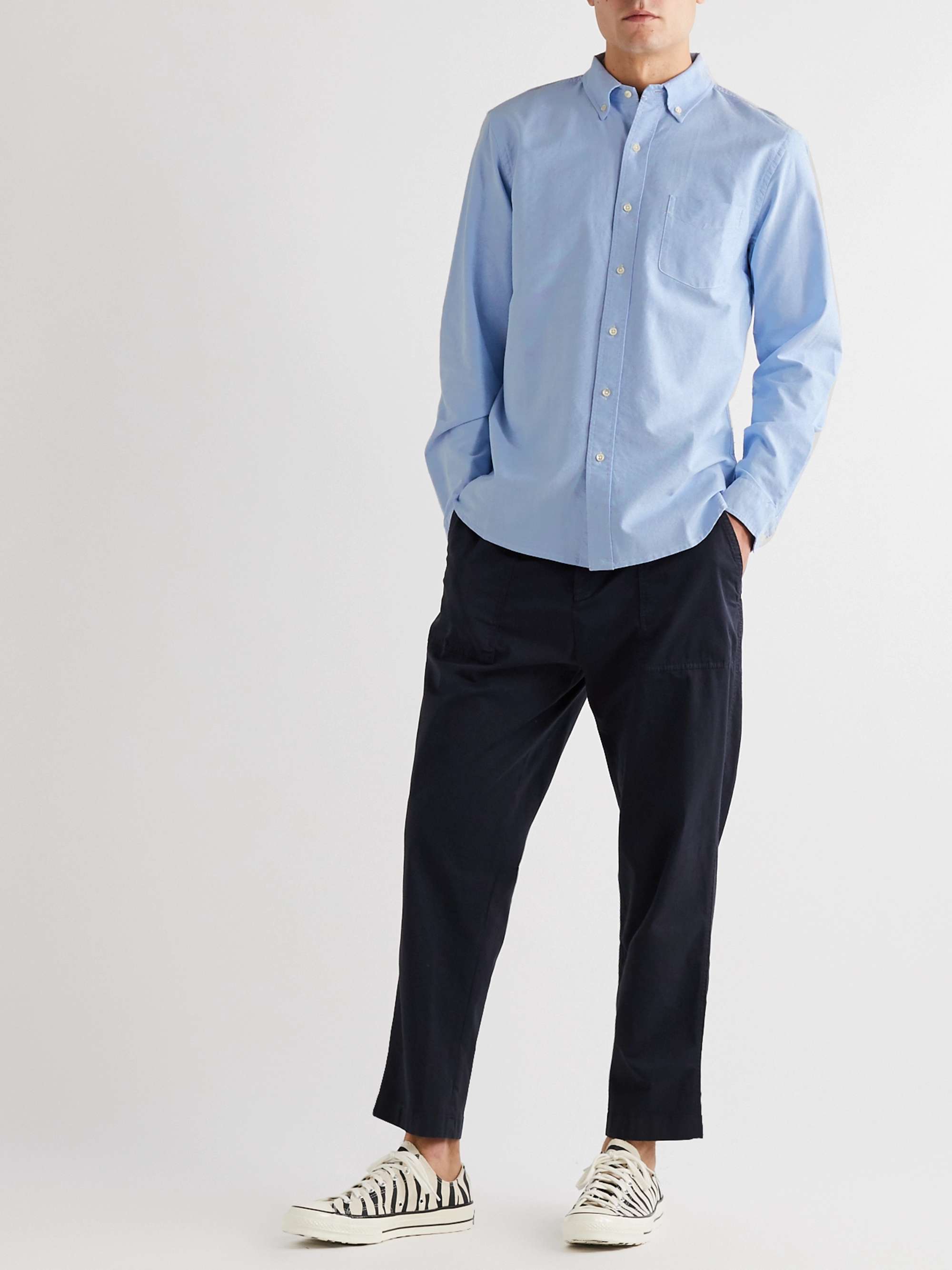 ALEX MILL Button-Down Collar Cotton Oxford Shirt