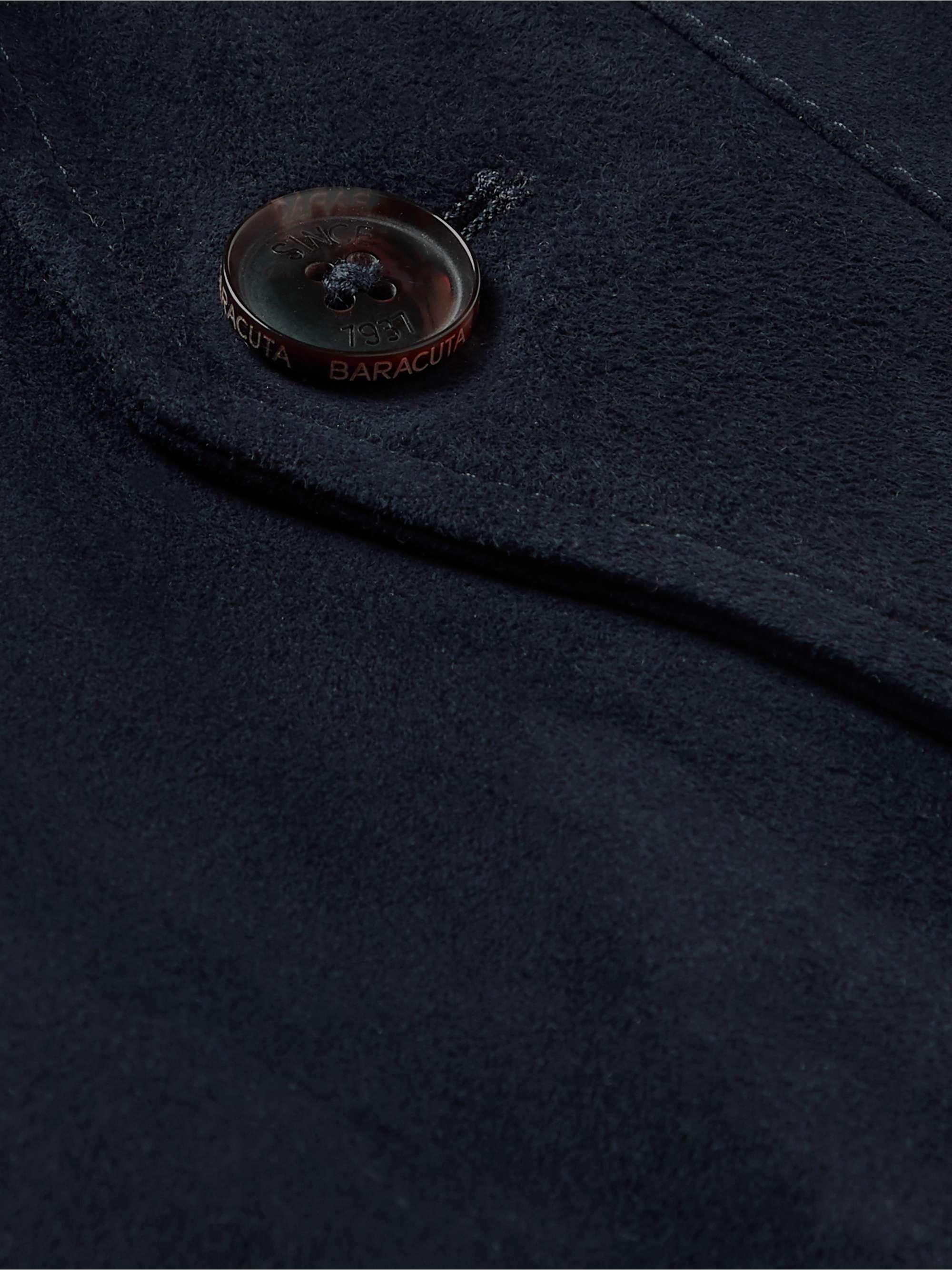 BARACUTA G9 Suede Harrington Jacket