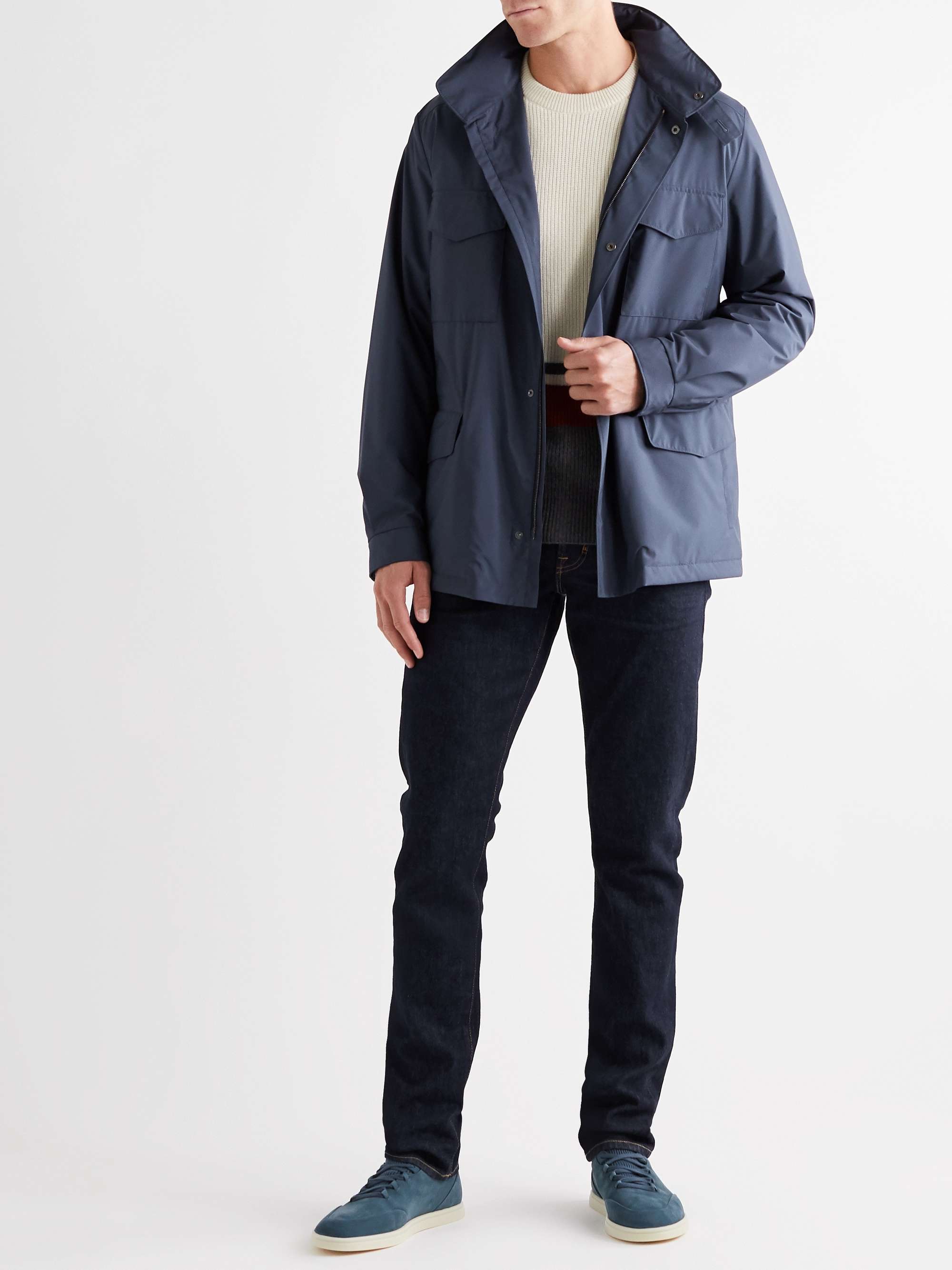 LORO PIANA Soho Walk Nubuck Sneakers