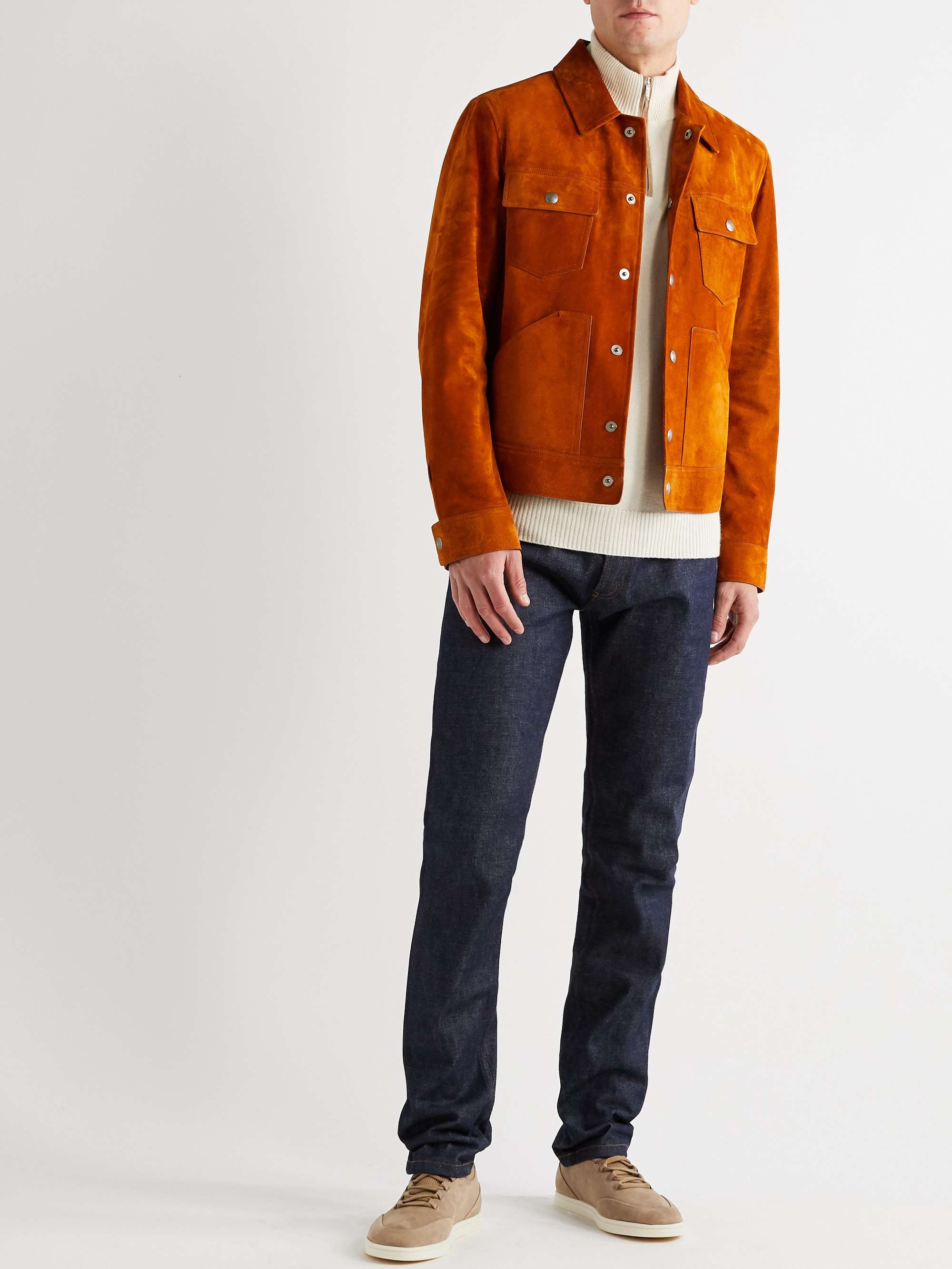 LORO PIANA Soho Walk Nubuck Sneakers