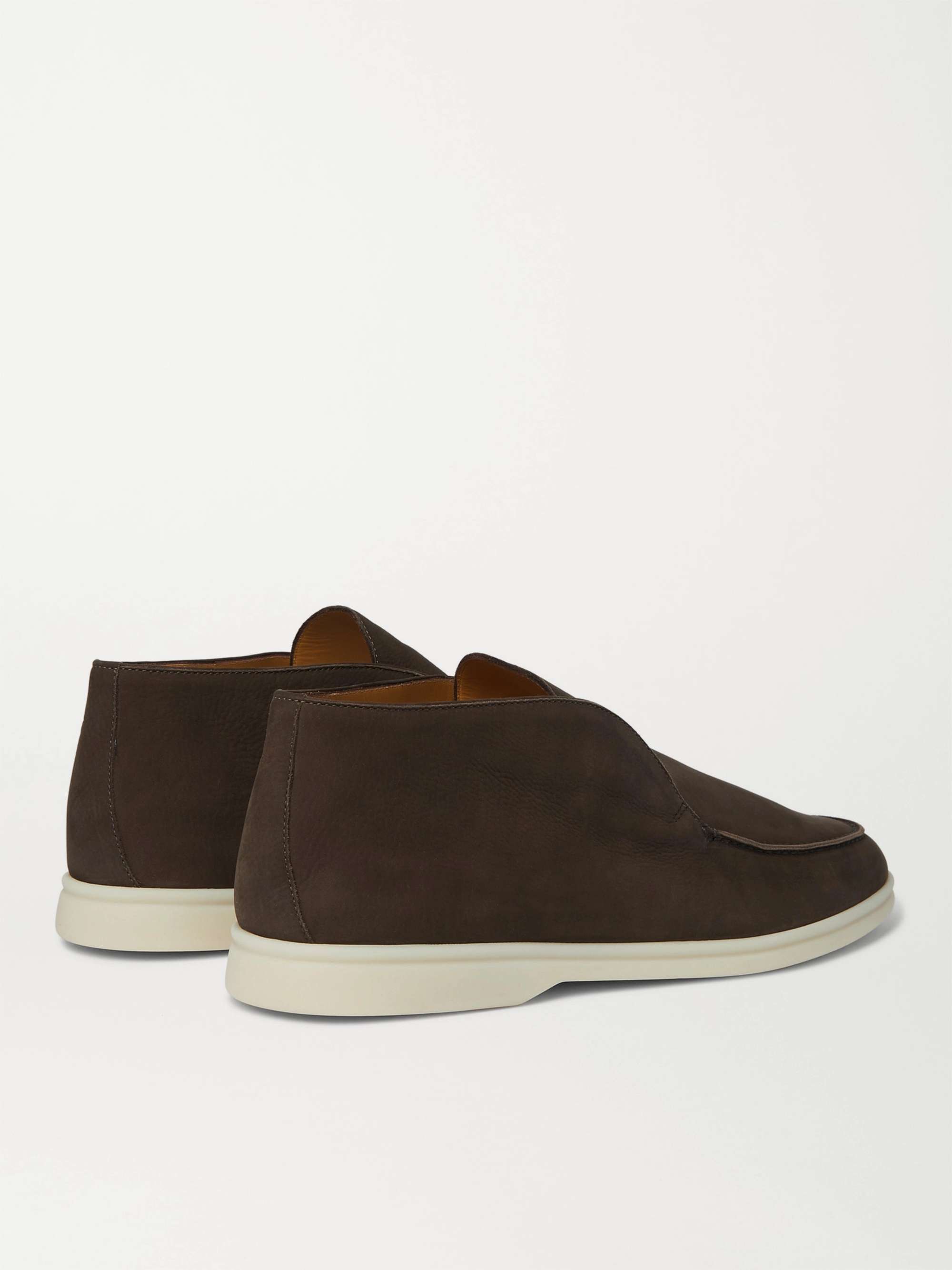 LORO PIANA Open Walk Nubuck Boots