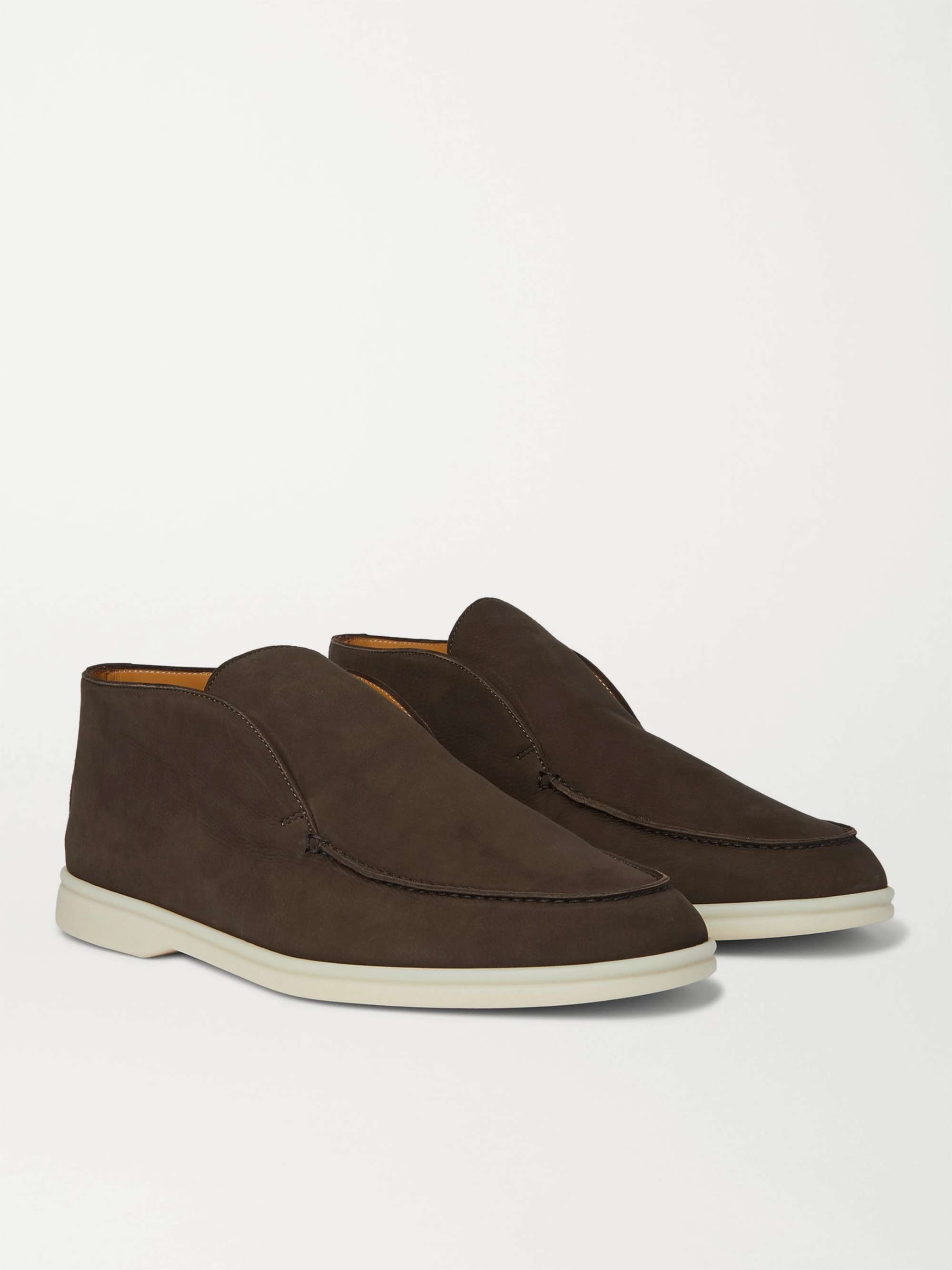 LORO PIANA Open Walk Nubuck Boots