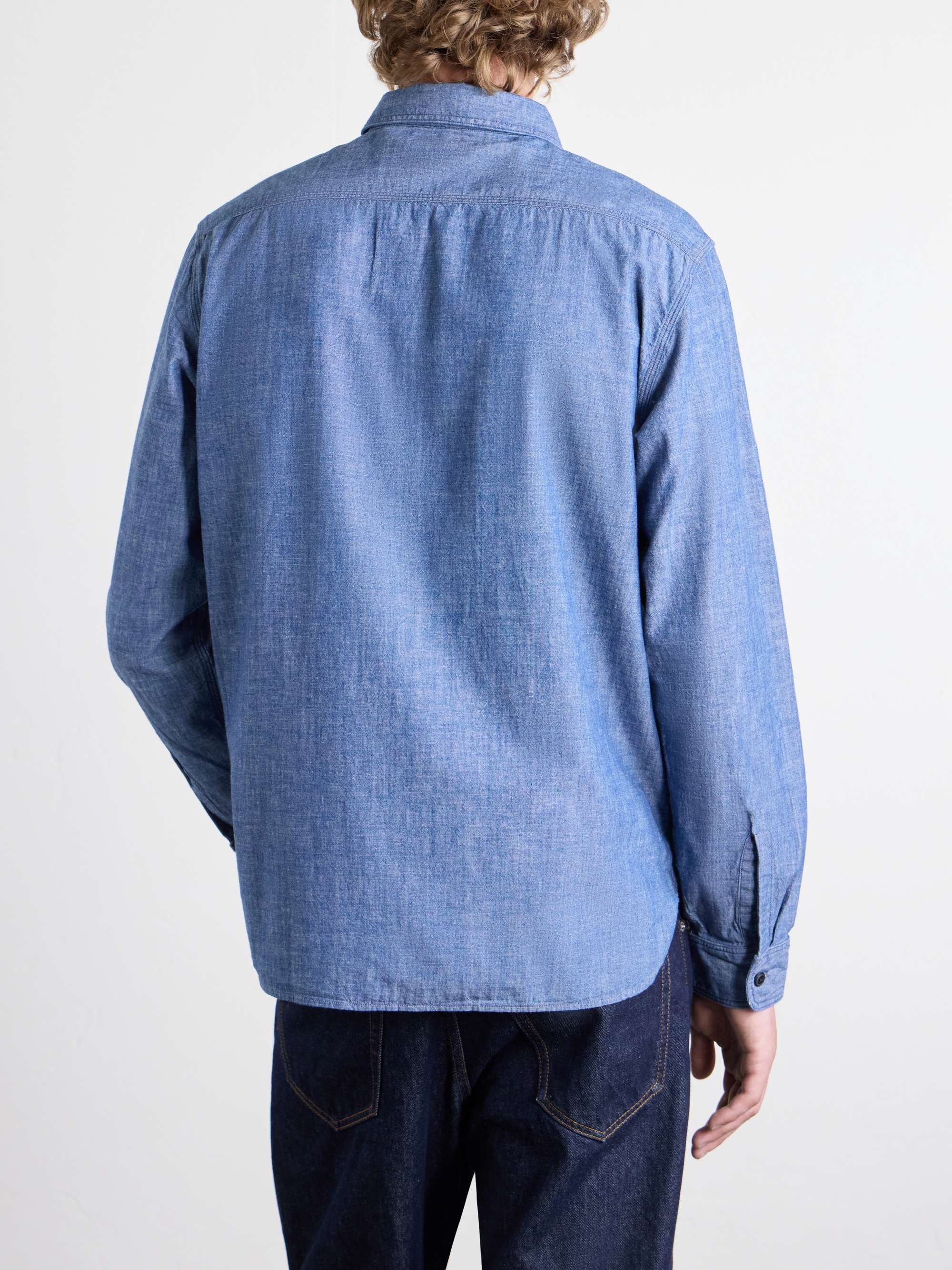 RRL Cameron Cotton-Chambray Shirt for Men | MR PORTER