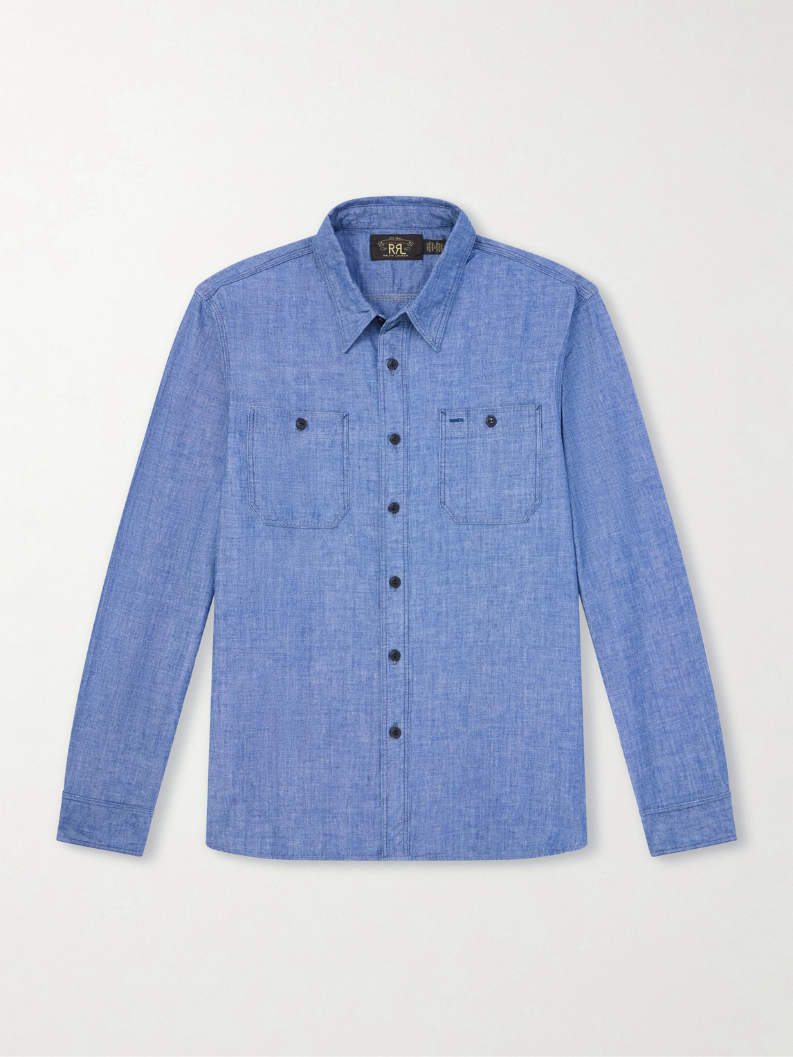 RRL Cameron Cotton-Chambray Shirten