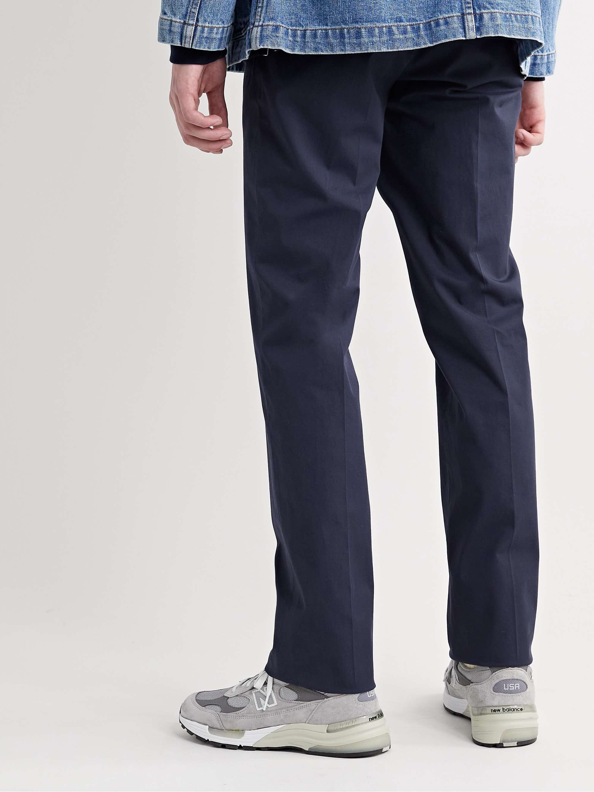 INCOTEX Four Season Relaxed-Fit Cotton-Blend Chinos for Men
