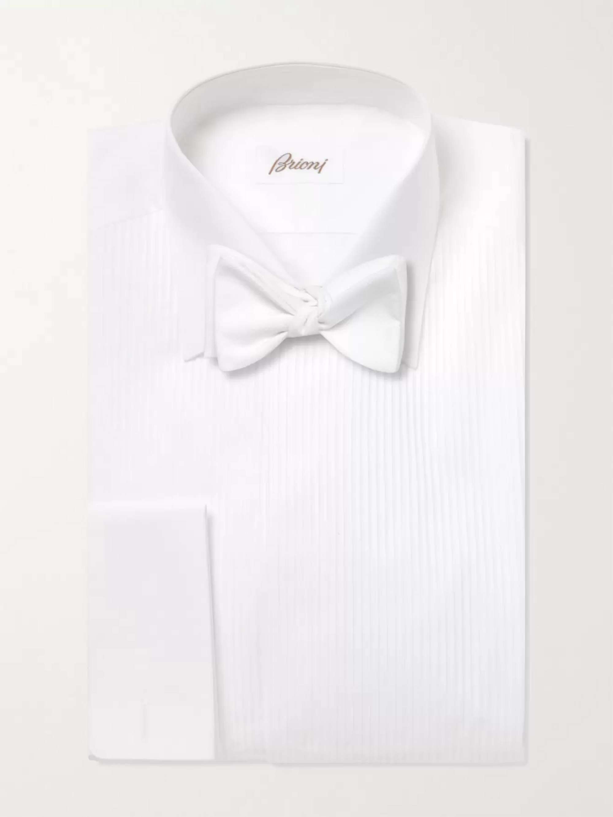 TURNBULL & ASSER Pre-Tied Cotton-Piqué Bow Tie