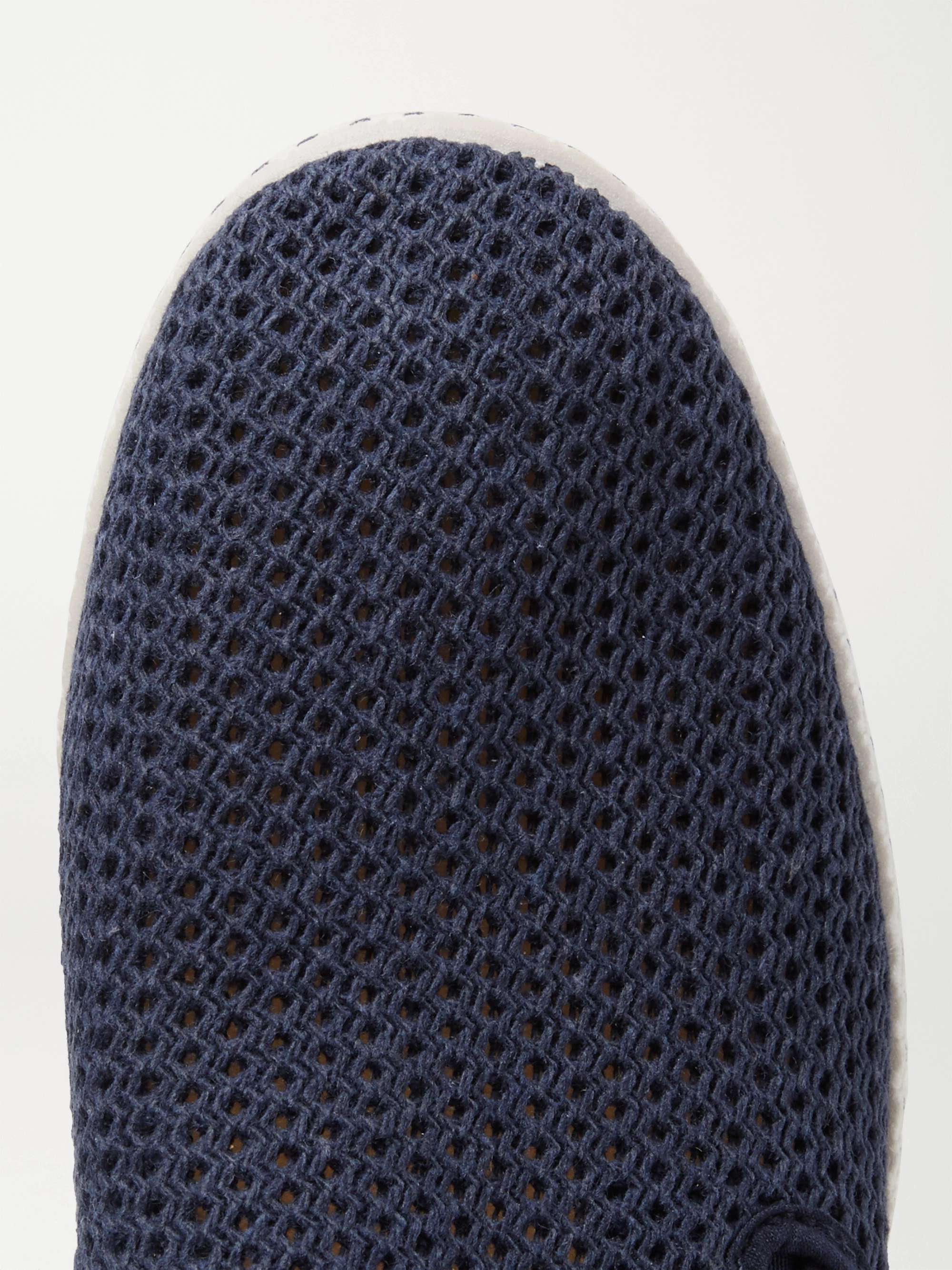 RIVIERAS Cotton-Mesh and Canvas Espadrilles