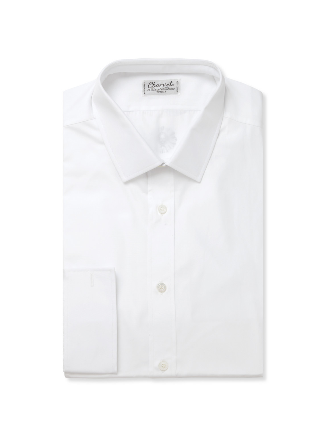 Charvet White Slim-fit Cotton Shirt