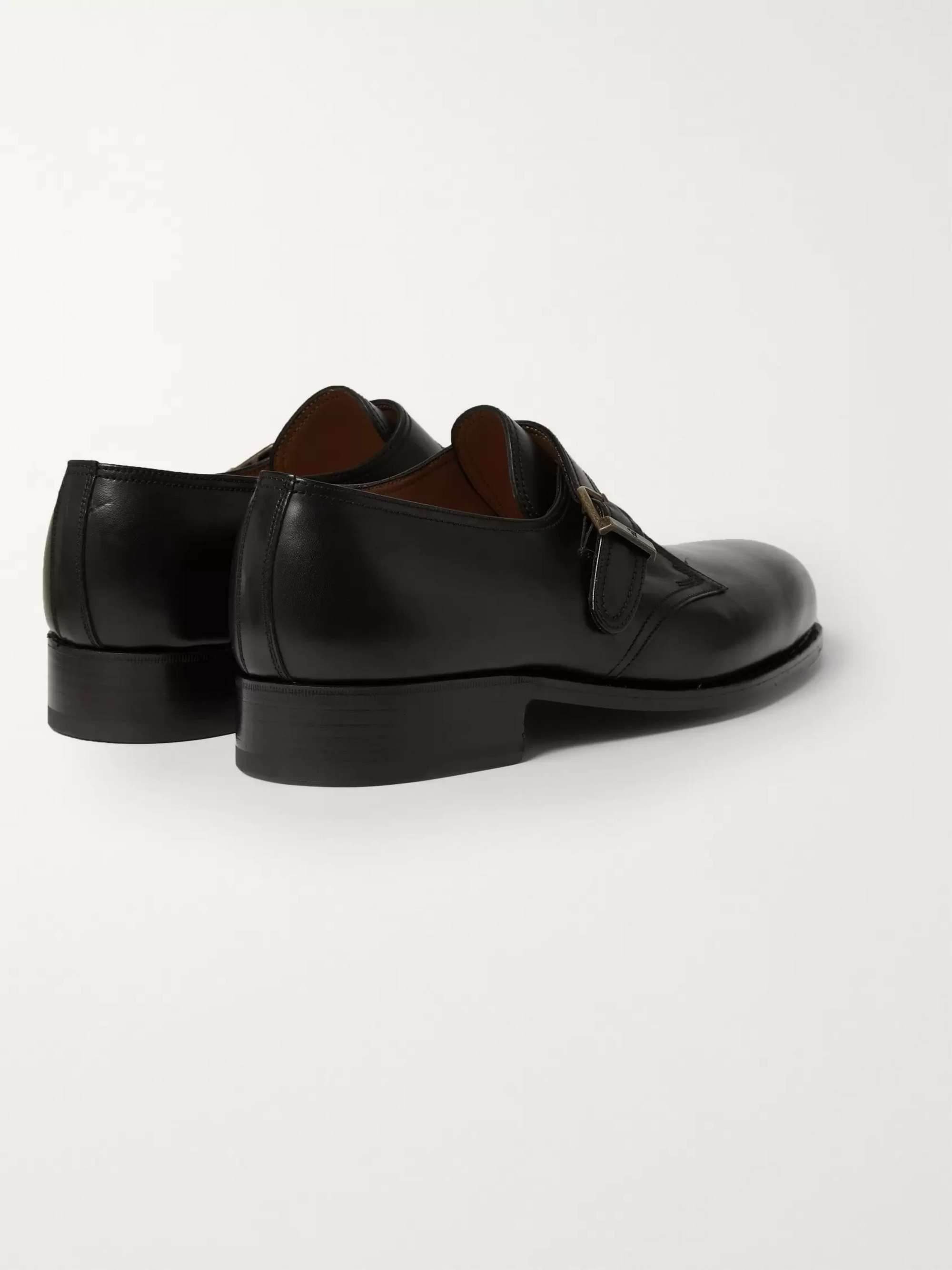 J.M. WESTON 531 Leather Monk Strap Shoes