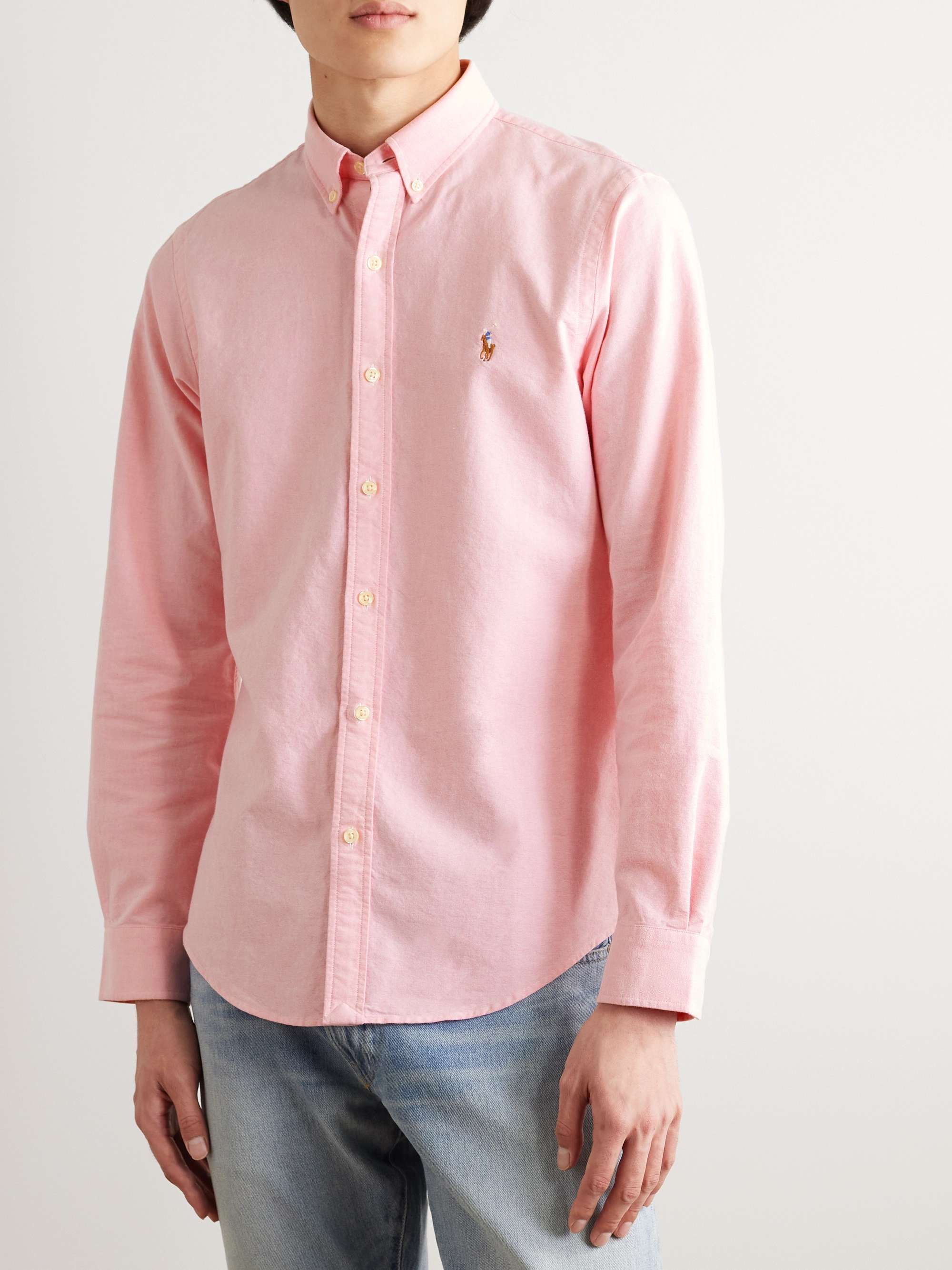 POLO RALPH LAUREN Slim-Fit Button-Down Collar Cotton Oxford Shirt