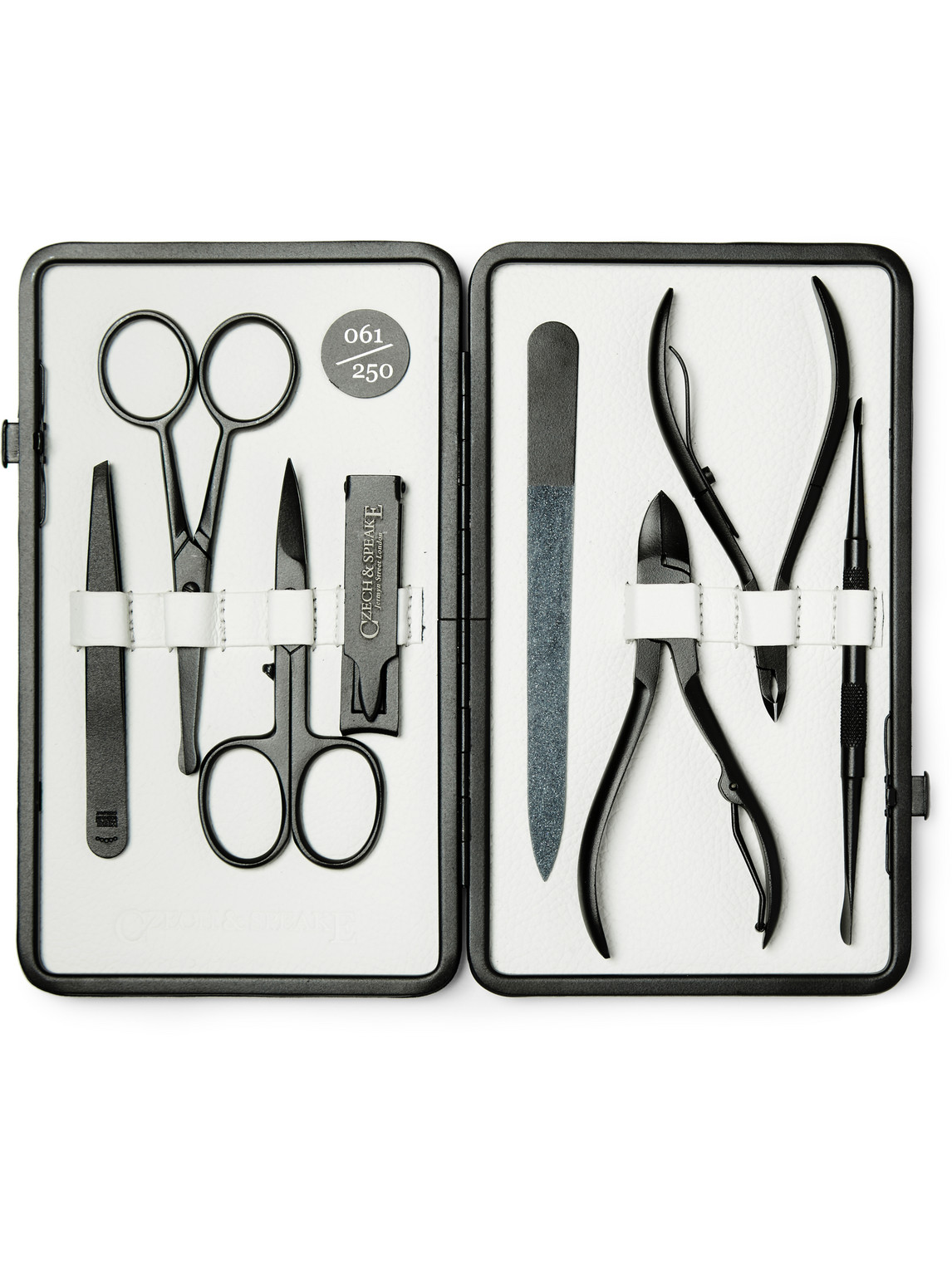 CZECH & SPEAKE – Leather-Bound Manicure Set