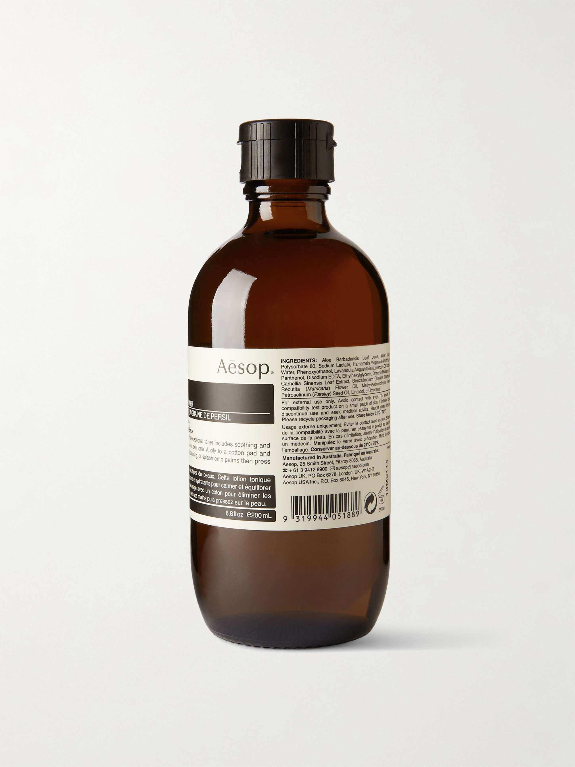 AESOP Parsley Seed Anti-Oxidant Facial Toner, 200ml