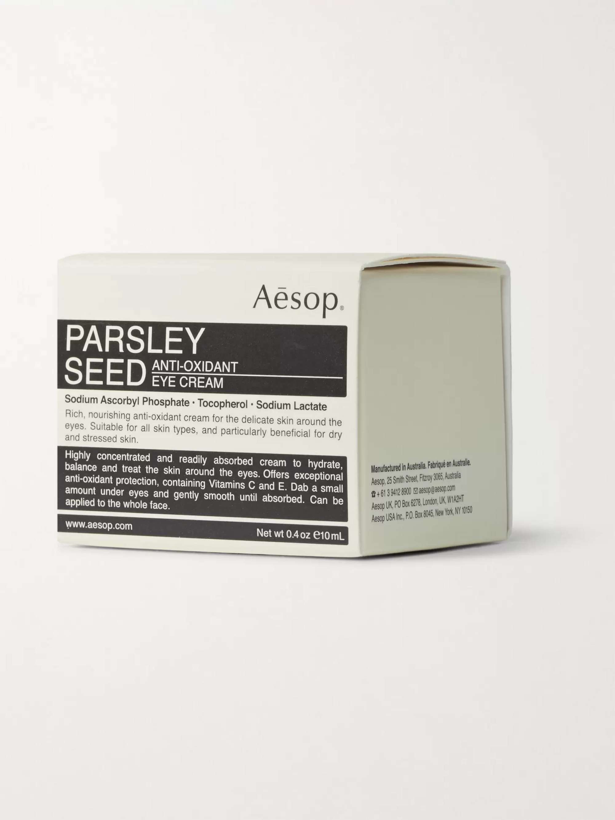 AESOP Parsley Seed Anti-Oxidant Eye Cream, 10ml