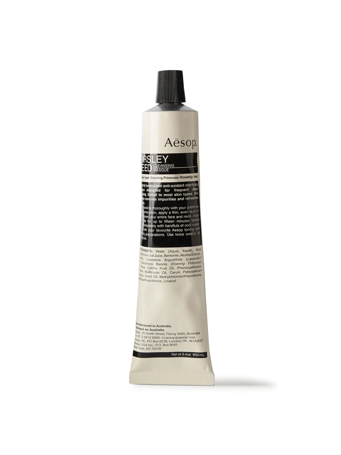 Aesop Parsley Seed Cleansing Masque, 60ml In Colorless
