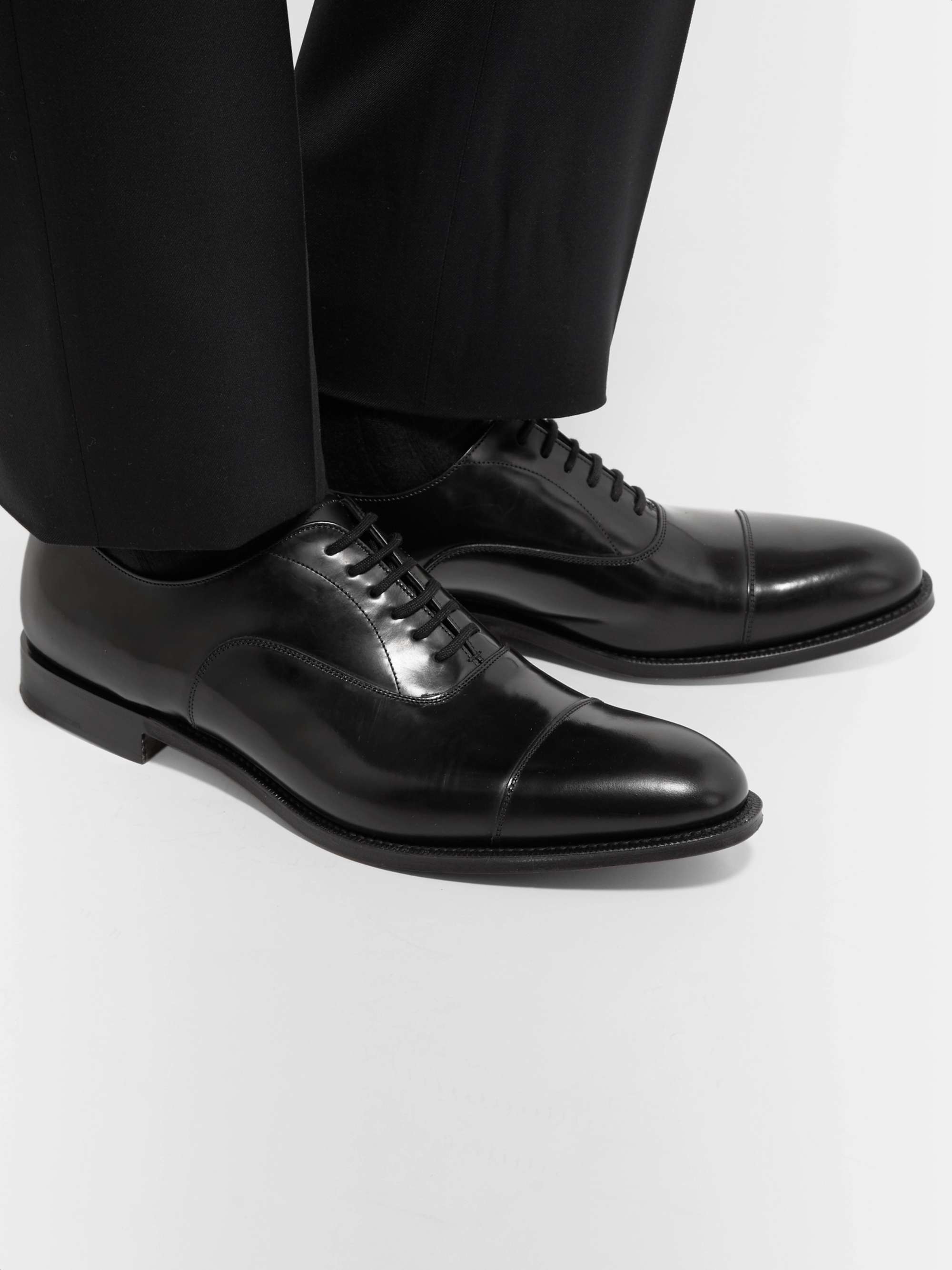 CHURCH'S Dubai Polished-Leather Oxford Shoes