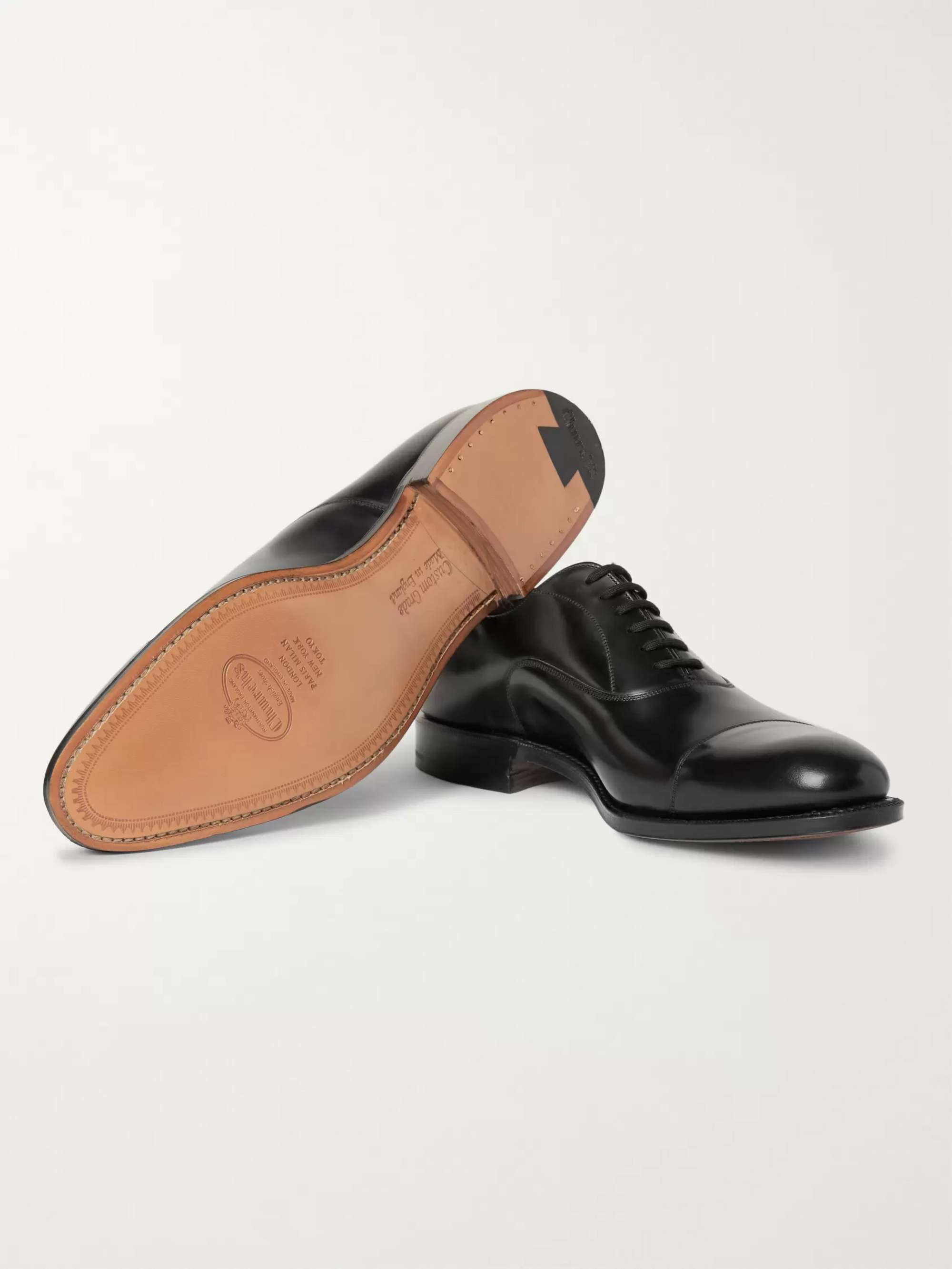 CHURCH'S Dubai Polished-Leather Oxford Shoes
