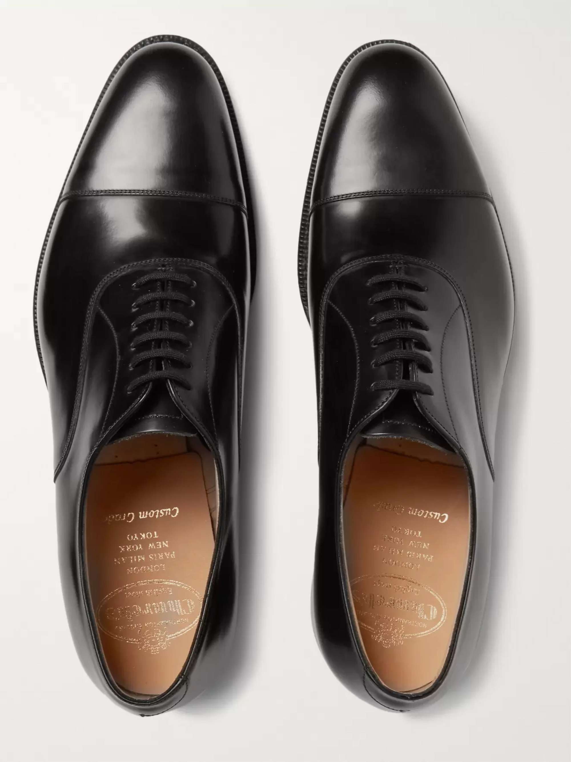 CHURCH'S Dubai Polished-Leather Oxford Shoes