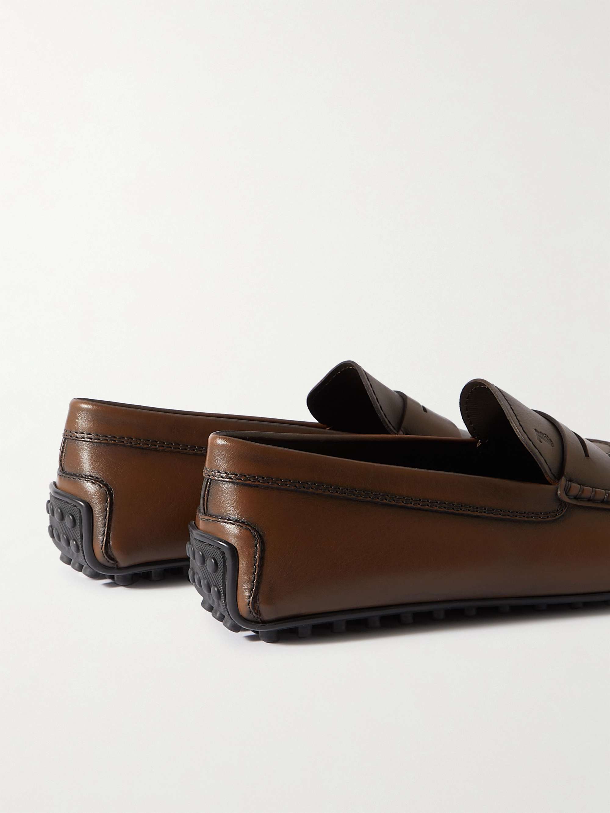 TOD'S City Gommino Leather Penny Loafers