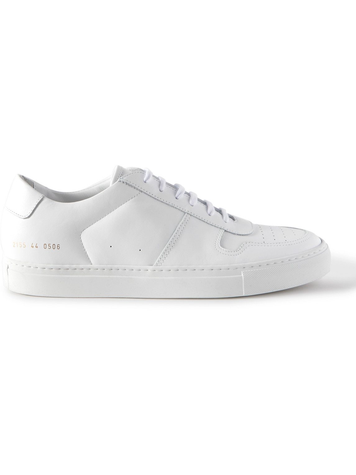Common Projects Bball Leather Sneakers In White