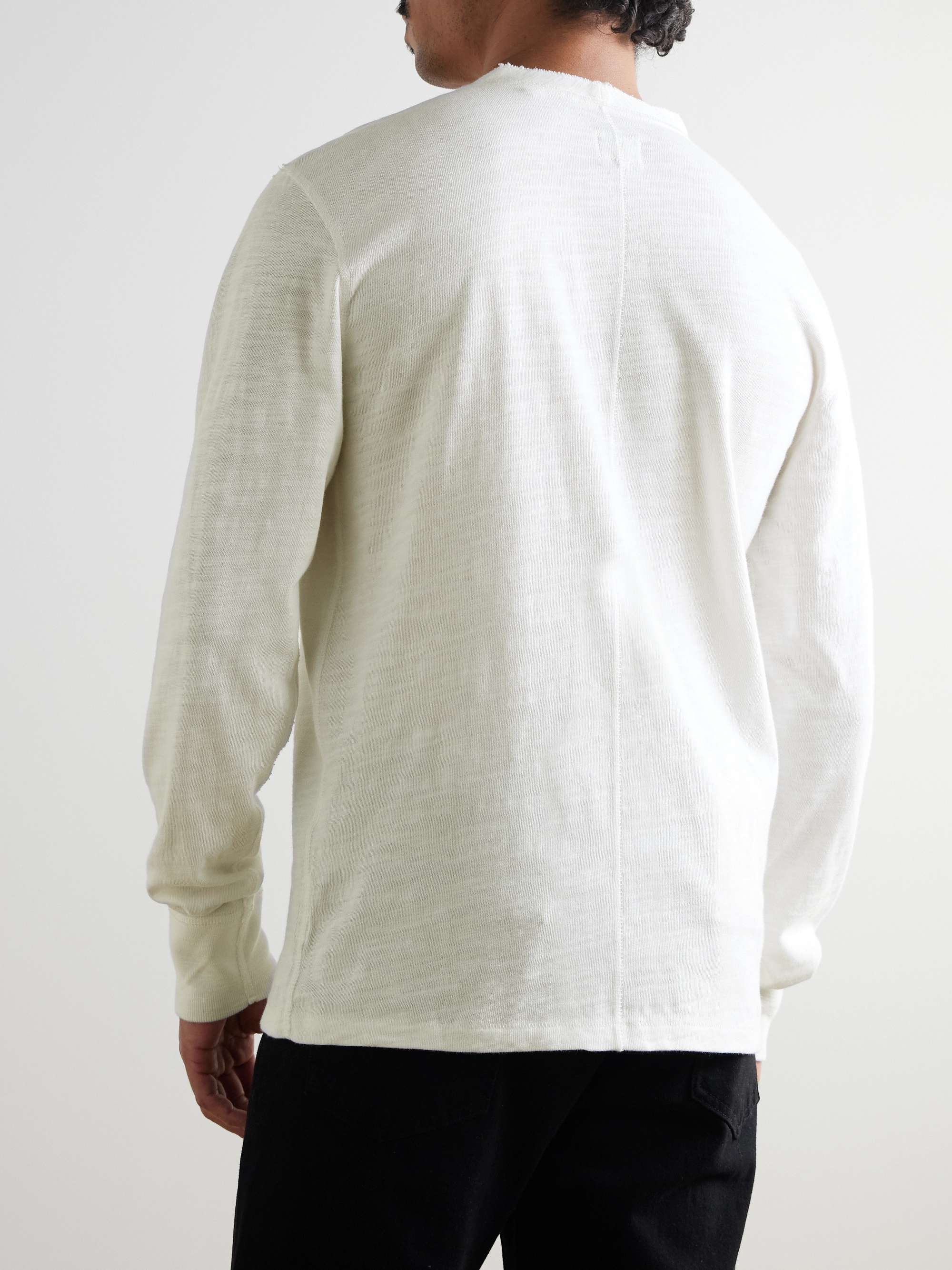 RAG & BONE Cotton-Jersey Henley T-Shirt