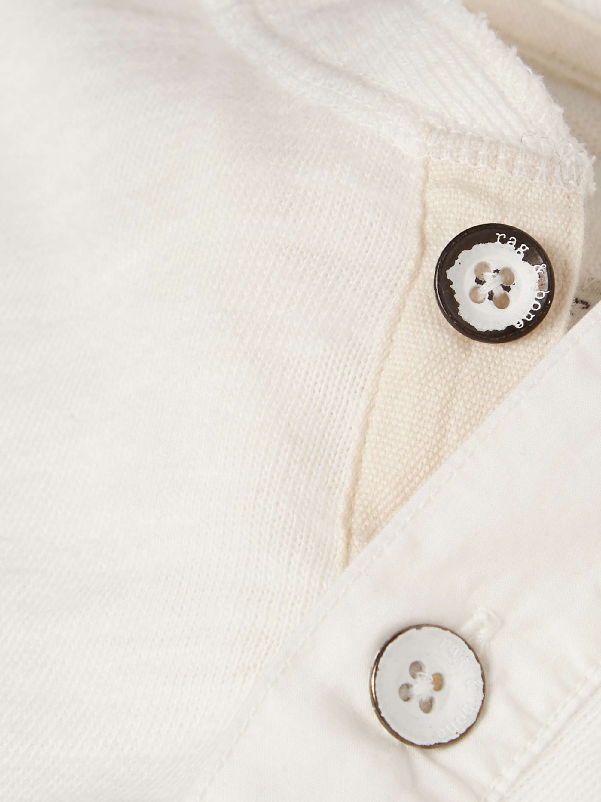 RAG & BONE Cotton-Jersey Henley T-Shirt