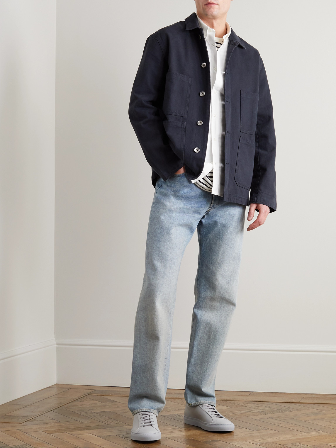COMMON PROJECTS ORIGINAL ACHILLES LEATHER SNEAKERS