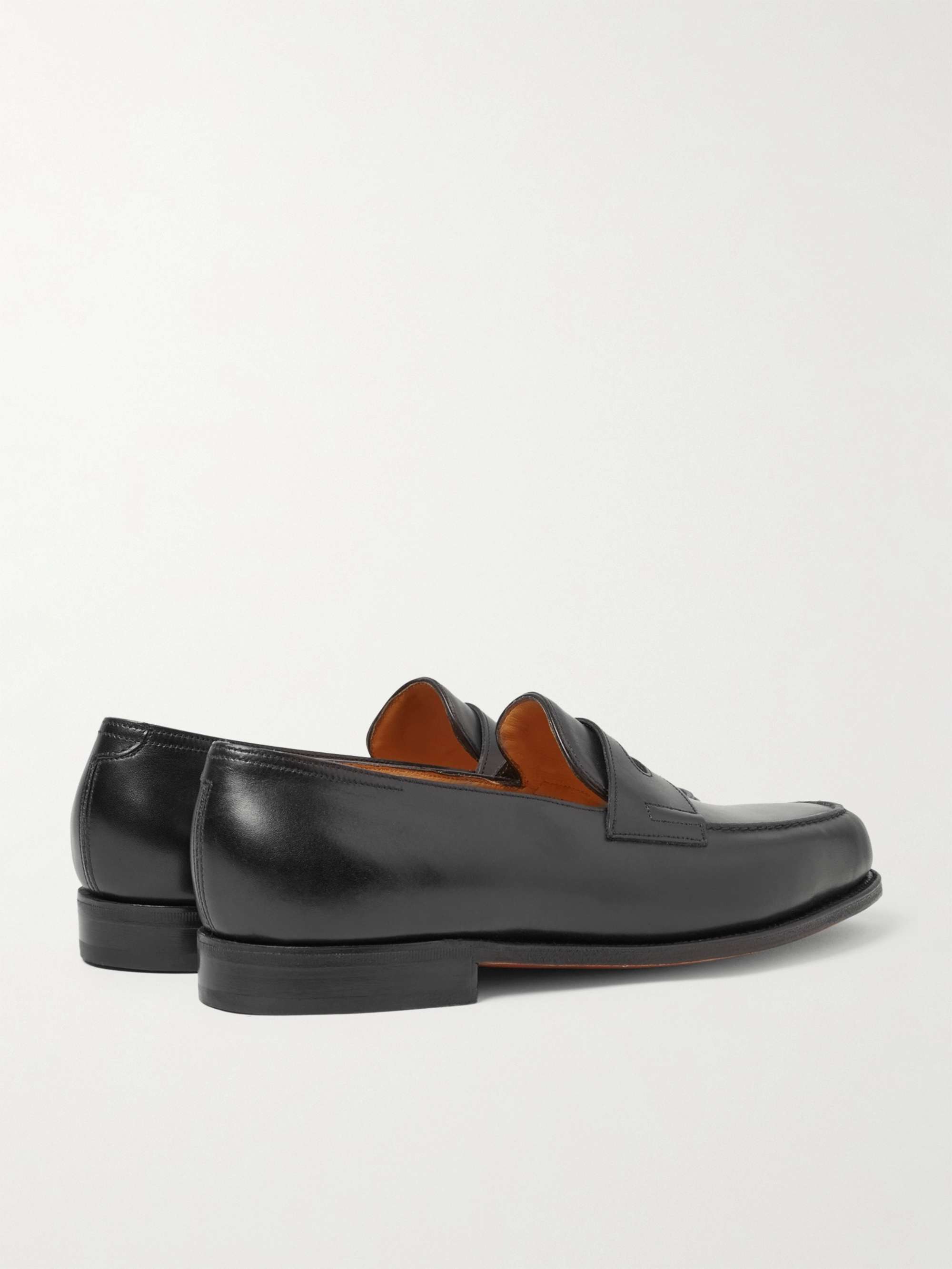 JOHN LOBB Lopez Leather Penny Loafers