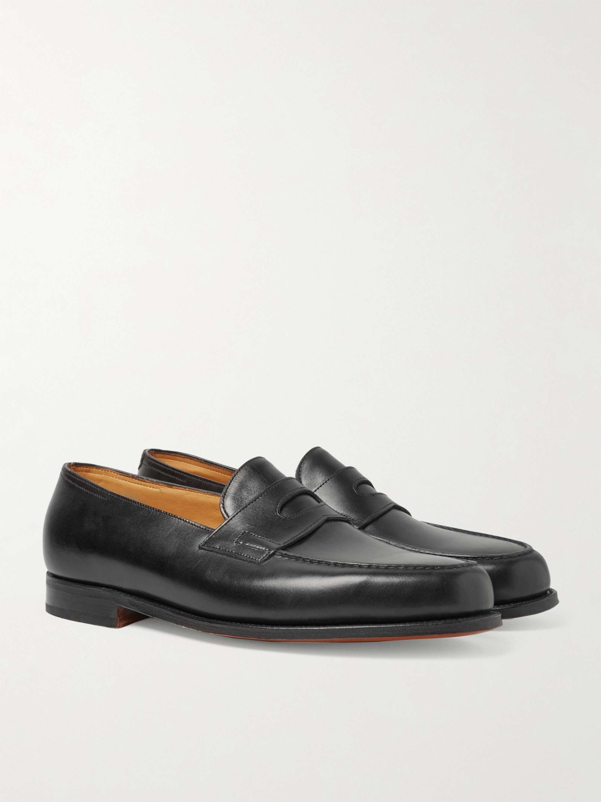 JOHN LOBB Lopez Leather Penny Loafers