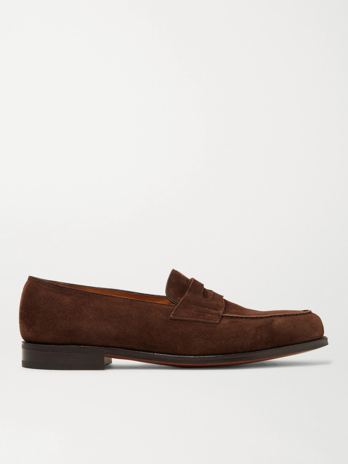 John Lobb Lopez Suede Penny Loafers - Men