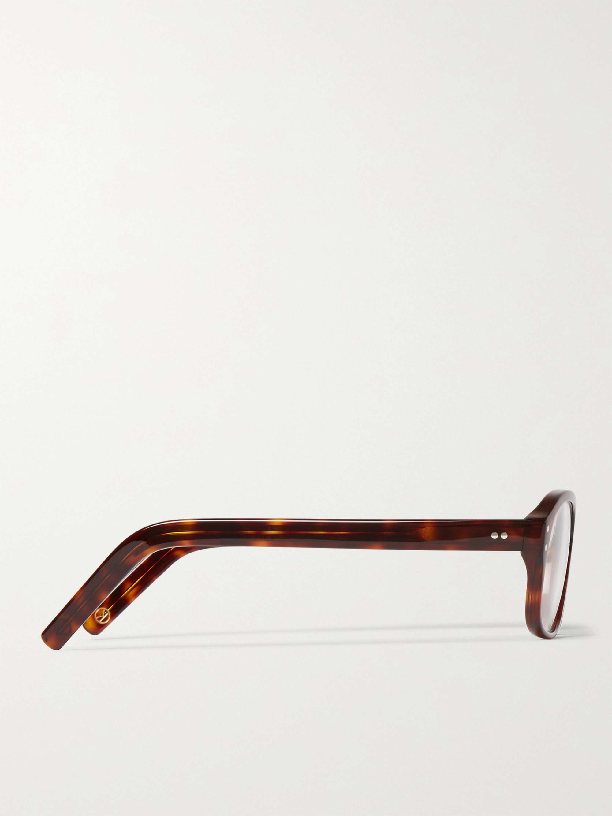 KINGSMAN + Cutler and Gross Square-Frame Tortoiseshell Acetate Optical Glasses